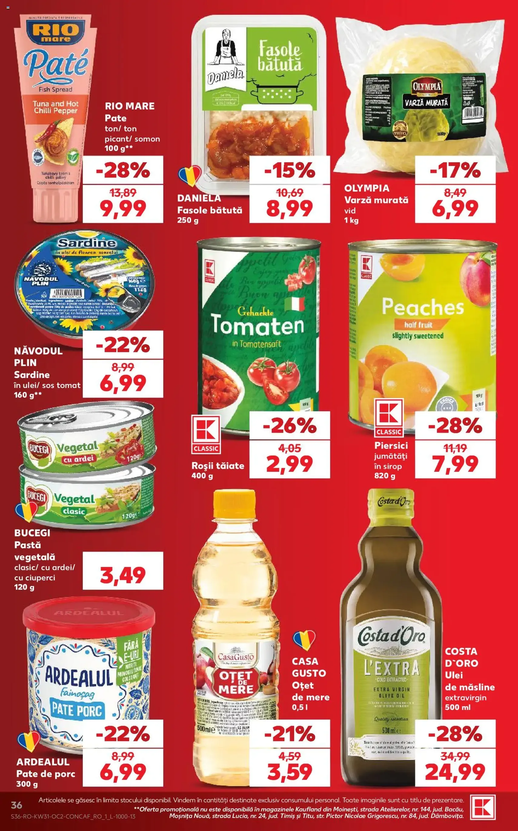 Kaufland RO akciós újság - 2026.07.29. érvényes szórólap 36 oldal 64 oldalból