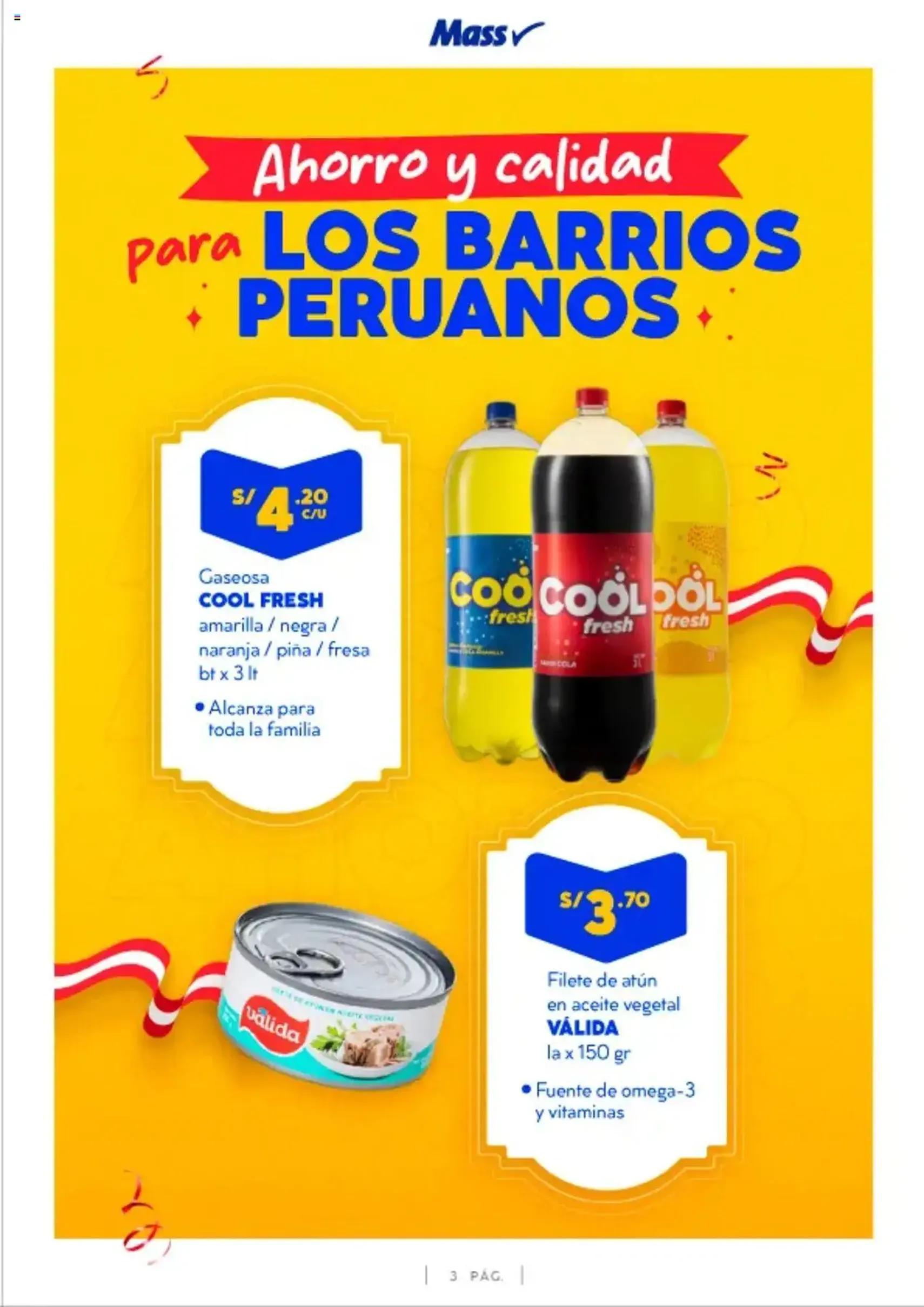 Catálogo Mass - Especial Fiestas Patrias - folleto válido desde 14/07/2025 página 3 de 7 Catálogo Mass - Especial Fiestas Patrias - folleto válido desde 14/07/2025 página 3 de 7