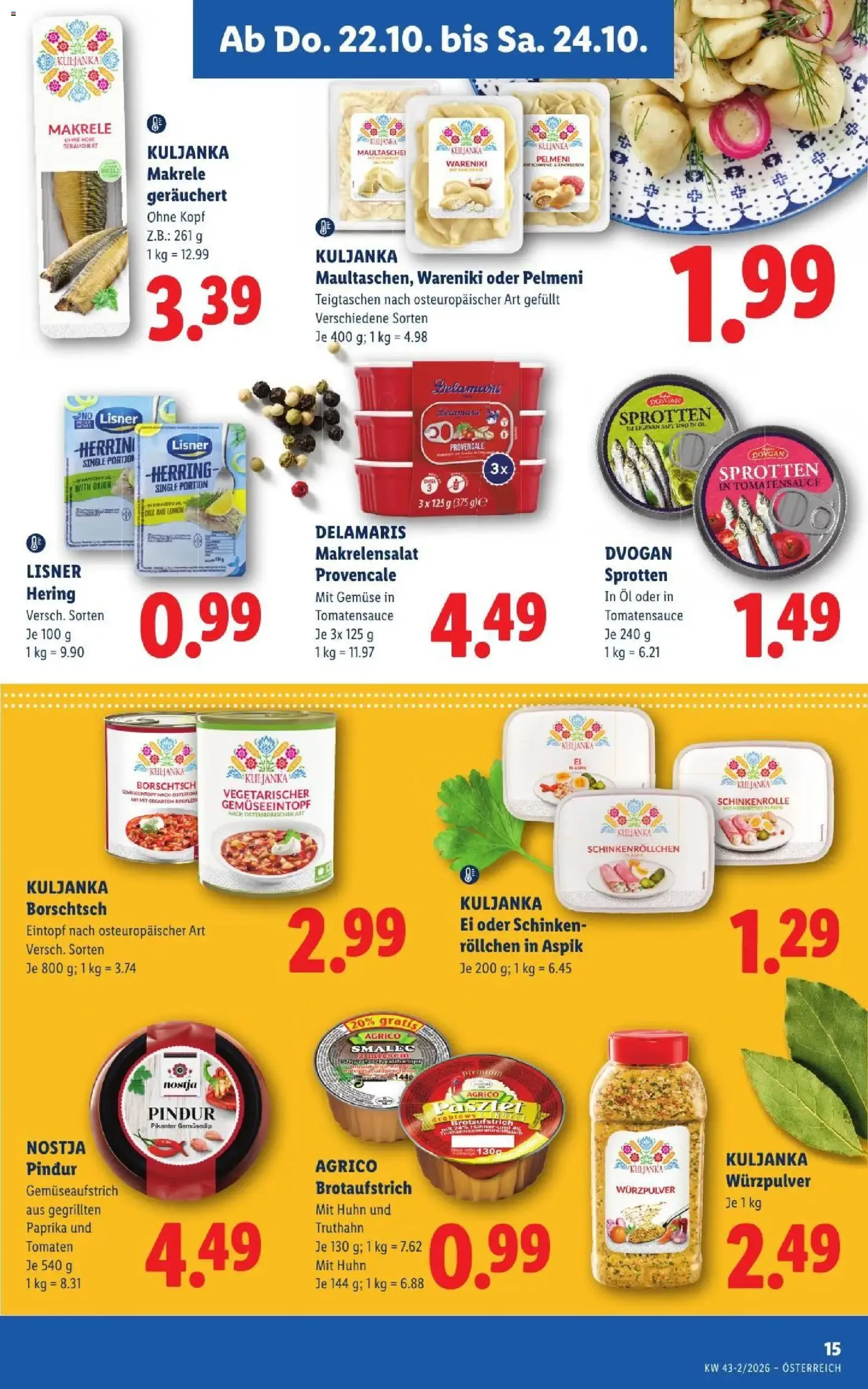 Lidl Flugblatt - Gültiger Prospekt ab 22.10.2026, Seite 17 von insgesamt 53