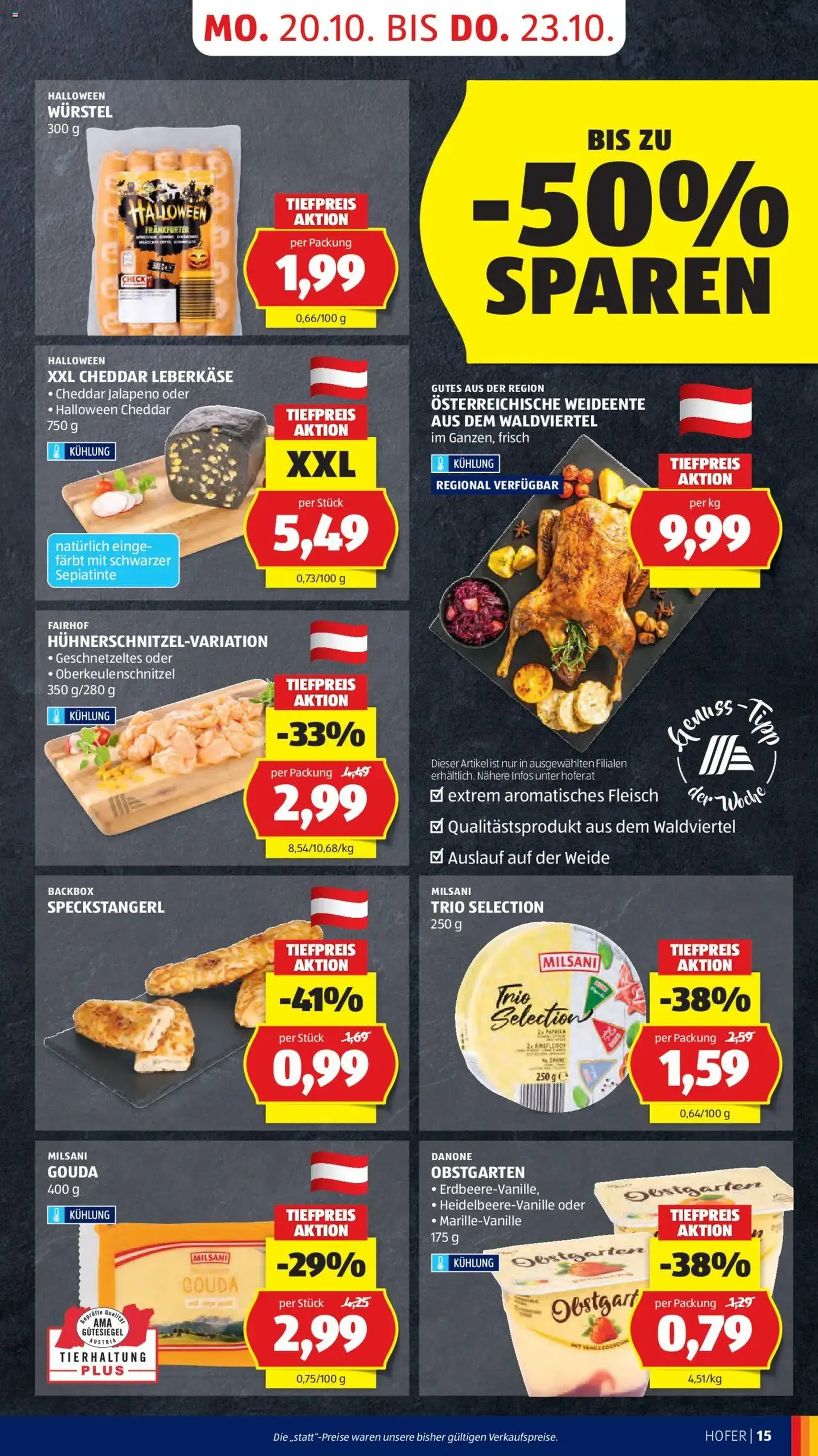 Hofer Flugblatt - Gültiger Prospekt ab 17.10.2025, Seite 17 von insgesamt 45 Hofer Flugblatt - Gültiger Prospekt ab 17.10.2025, Seite 17 von insgesamt 45