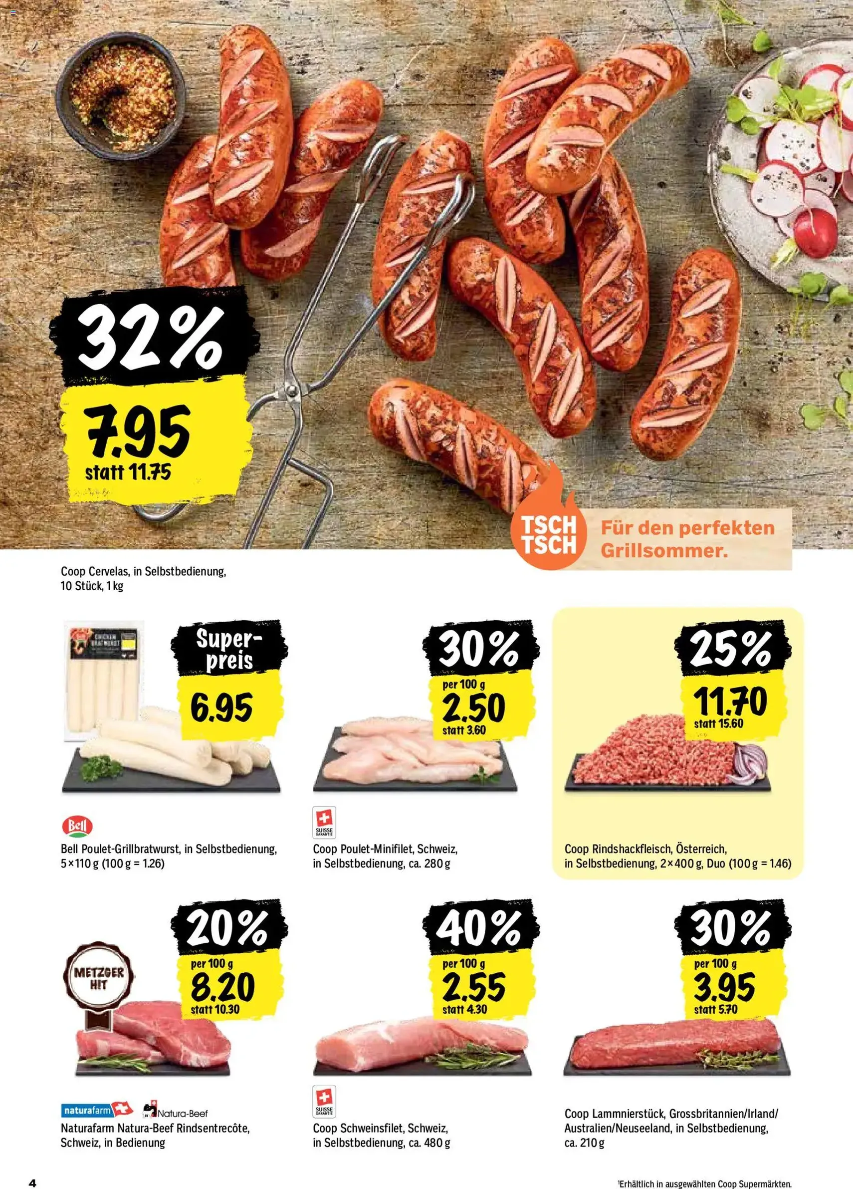 Coop aktionen - Gültiger Prospekt ab 06.08.2026, Seite 4 von insgesamt 24