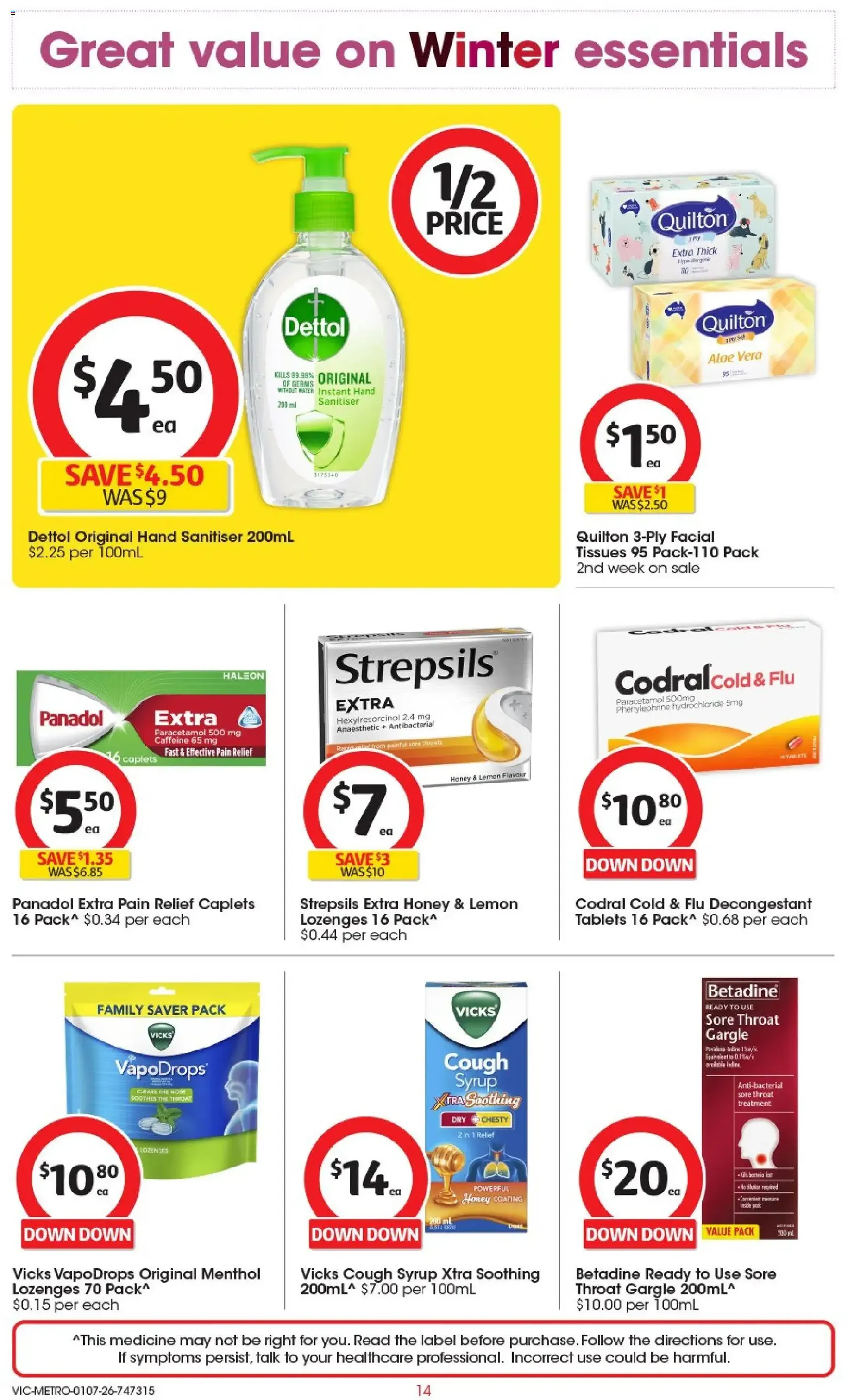 Coles catalogue - valid flyer from 01/07/2026, page 14 of 46