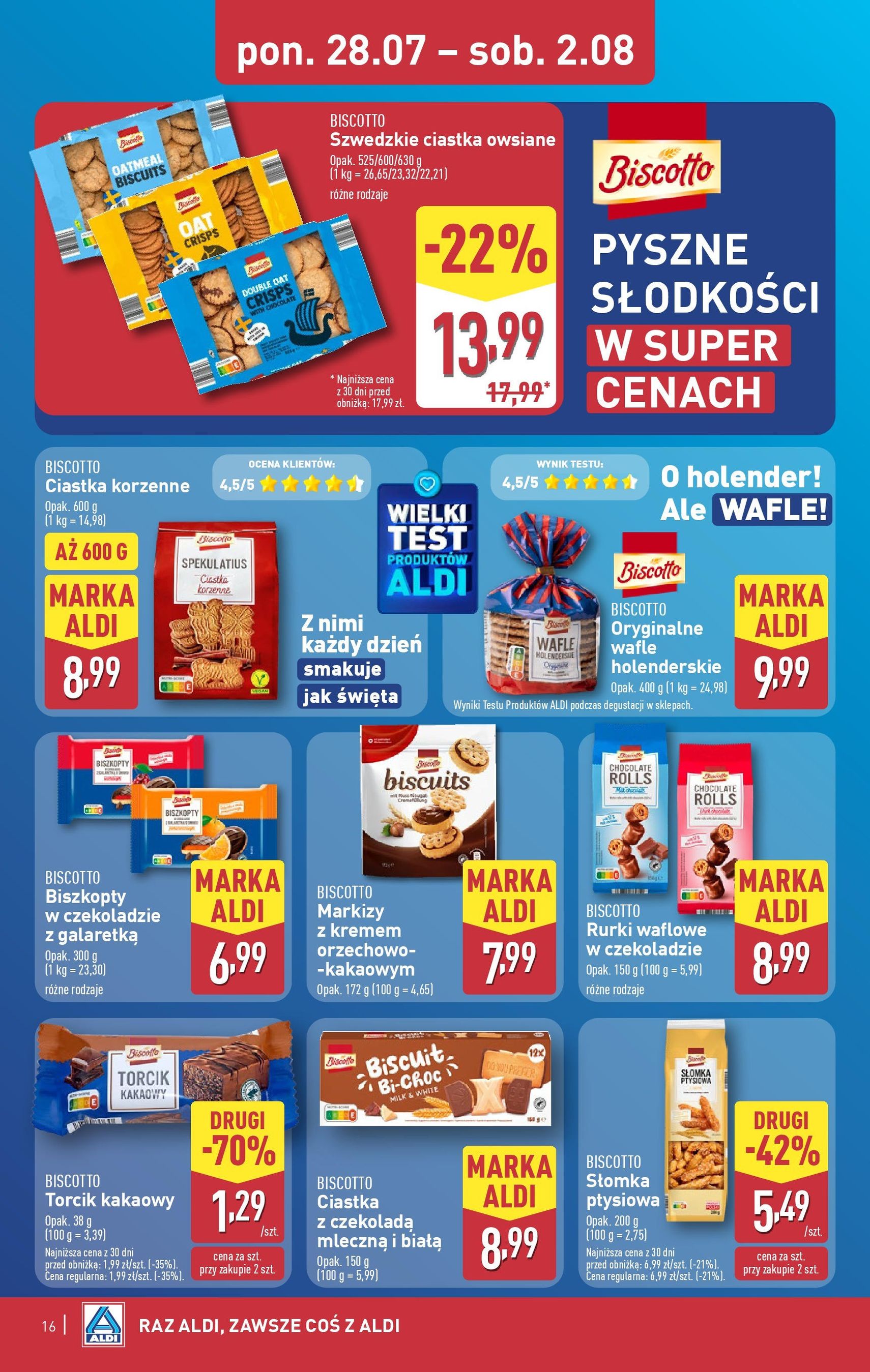 Aldi Gazetka - ważny gazetka od 28.07.2025 strona 16 z 42 Aldi Gazetka - ważny gazetka od 28.07.2025 strona 16 z 42