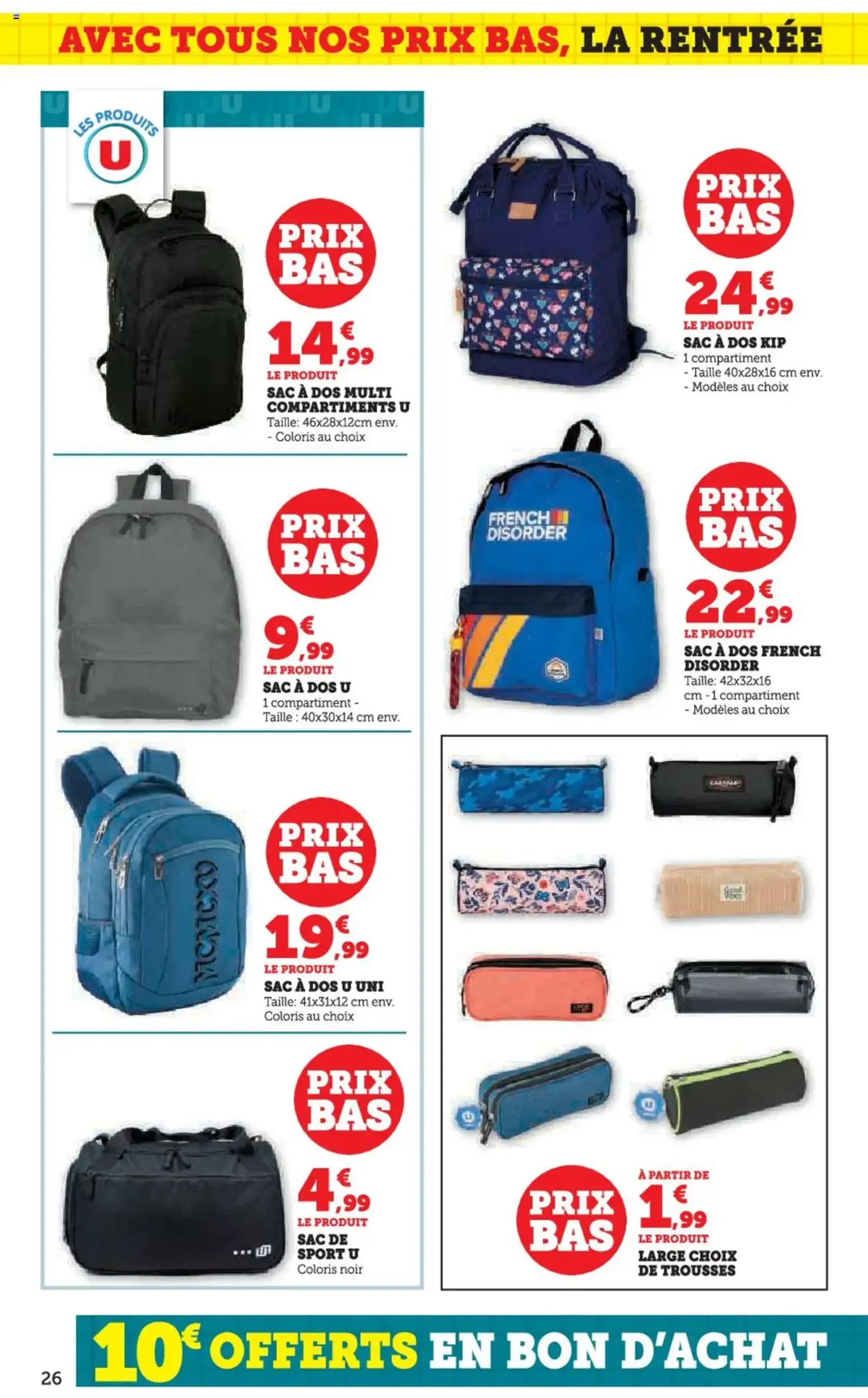 Hyper U catalogue - brochure valable à partir du 12/08/2025, page 26 sur 96 Hyper U catalogue - brochure valable à partir du 12/08/2025, page 26 sur 96