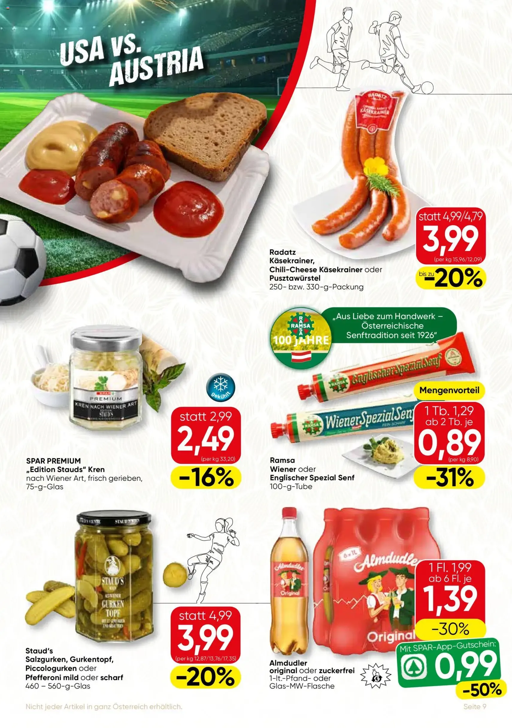 SPAR Gourmet Flugblatt - Gültiger Prospekt ab 03.06.2026, Seite 9 von insgesamt 12