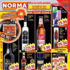 Norma leták - náhled letáku platný od 18.08.2025