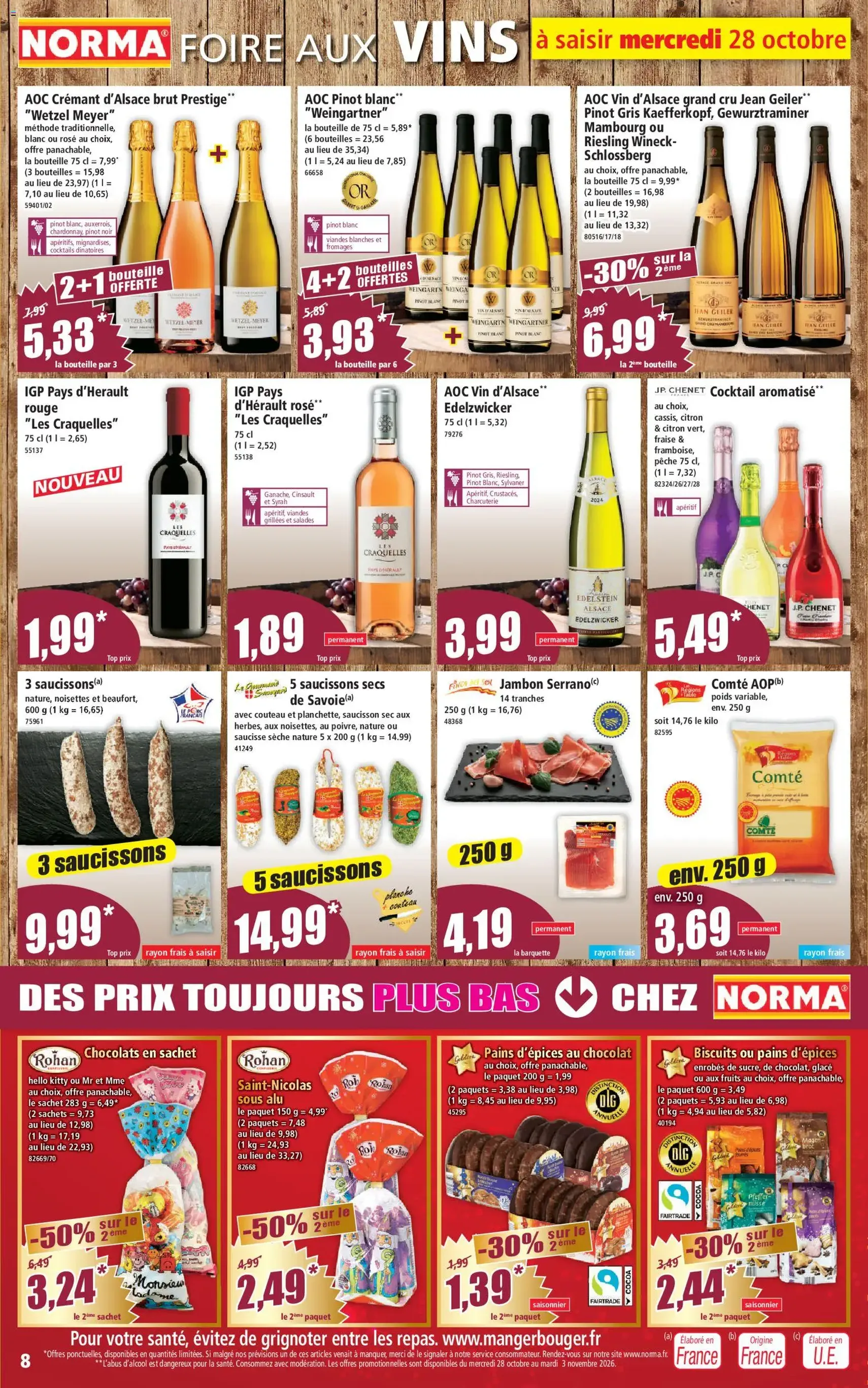 Norma catalogue - brochure valable à partir du 28/10/2026, page 8 sur 12