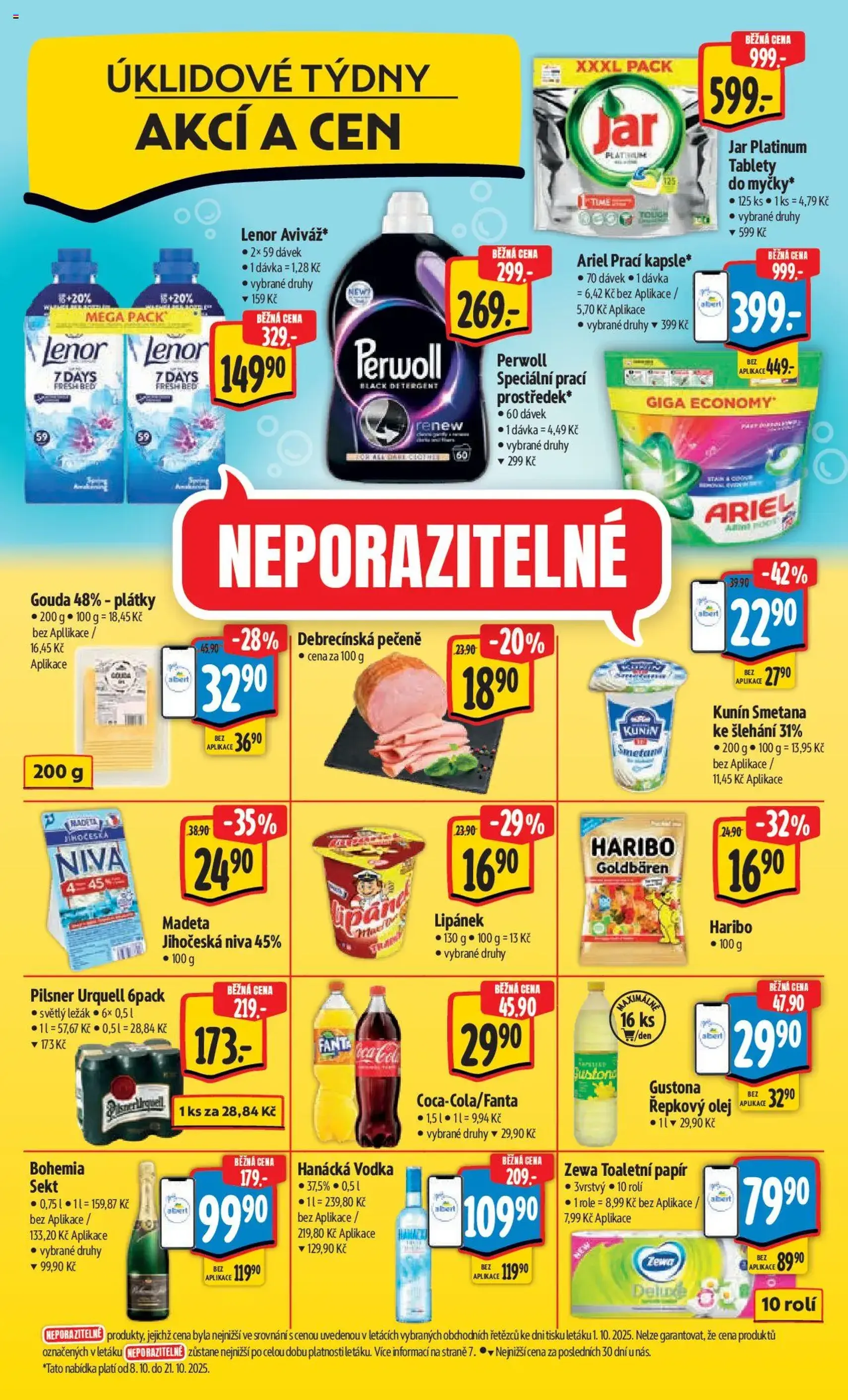 Albert leták - Hypermarket - platný leták od 08.10.2025 strana 58 z 58