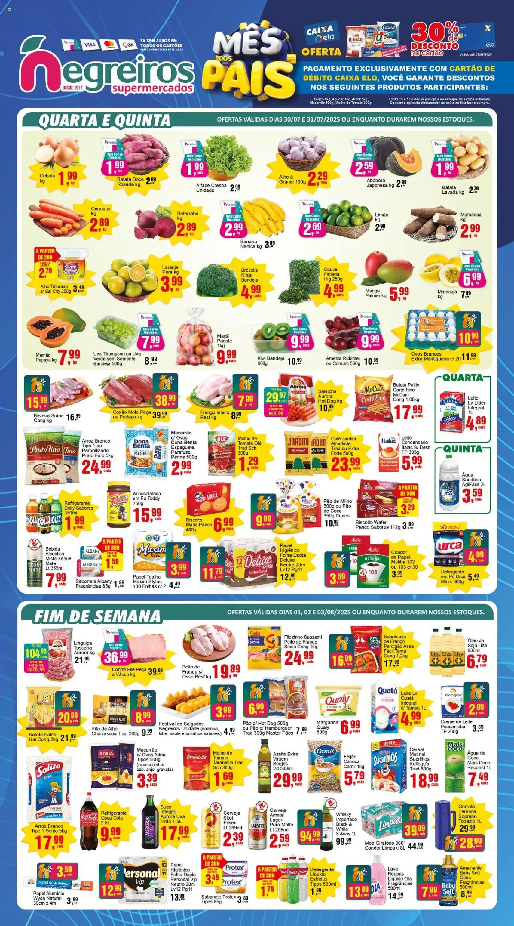 Negreiros - Ofertas da semana - folheto válido a partir de 30/07/2025 página 1 de 2