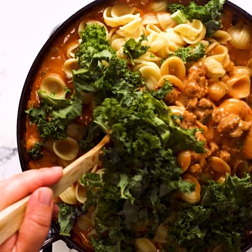 Pasta con salsiccia - procedimento 1