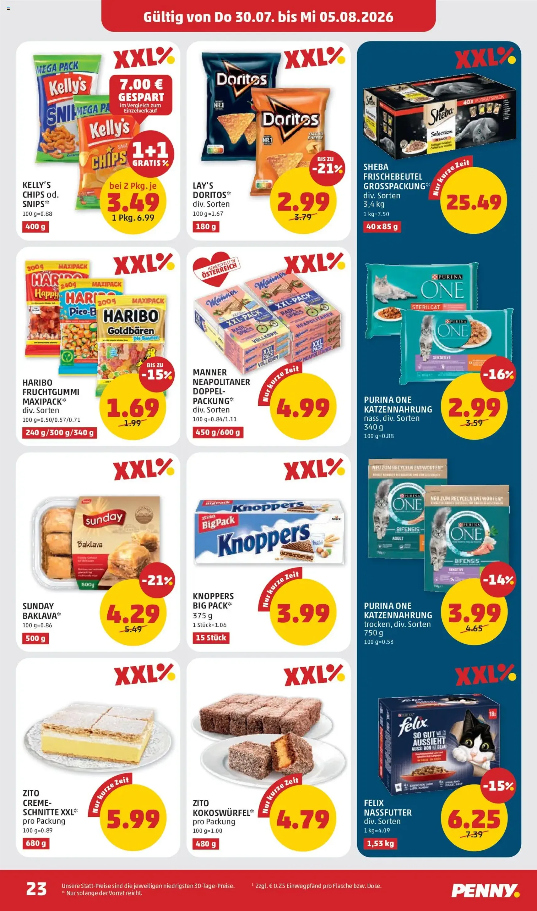Penny Markt Flugblatt - Gültiger Prospekt ab 30.07.2026, Seite 23 von insgesamt 28