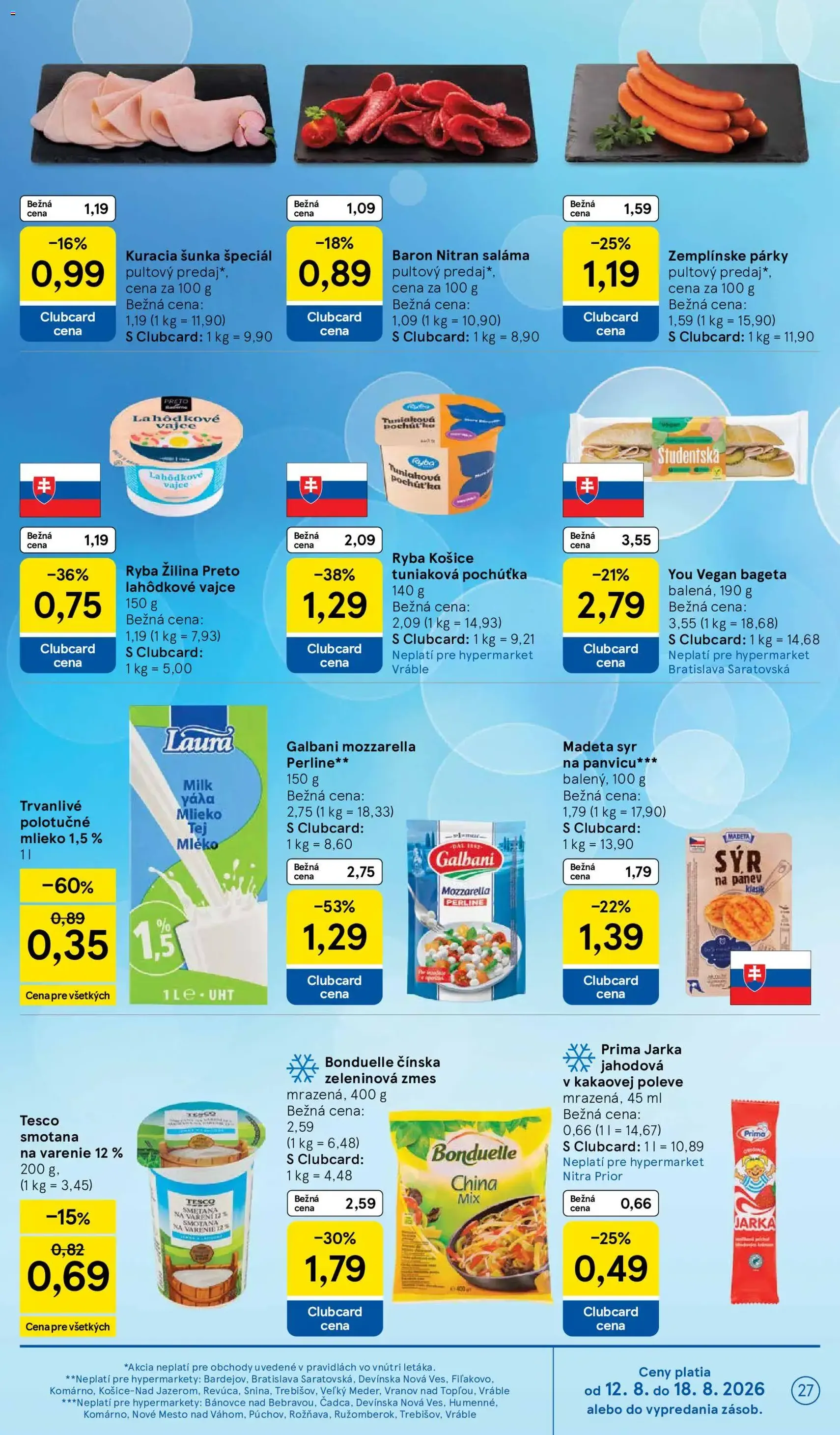 Tesco Hypermarket - leták - platný leták od 12.08.2026 strana 27 z 54