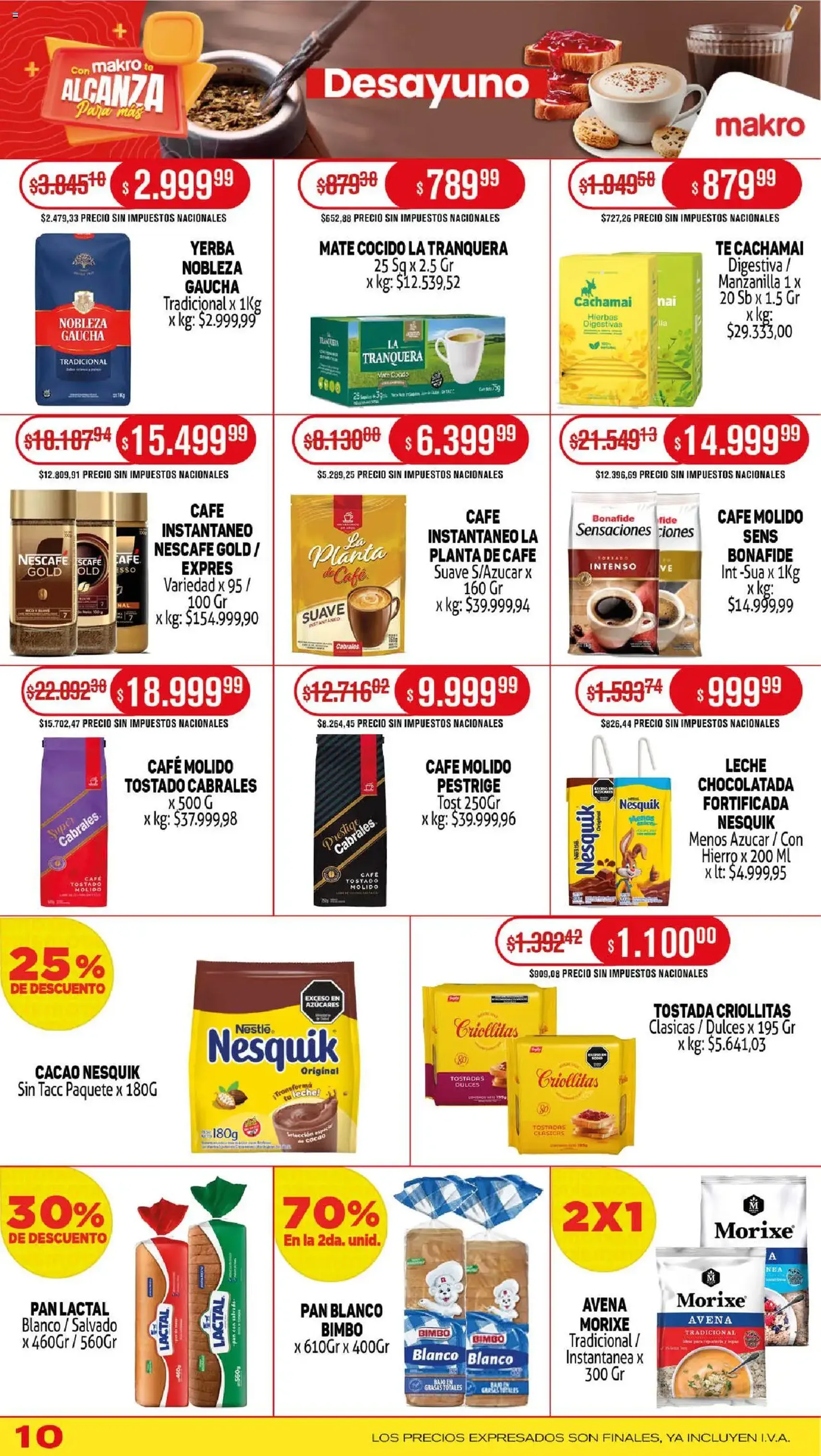 Makro ofertas - folleto válido desde 18/09/2025 página 10 de 20