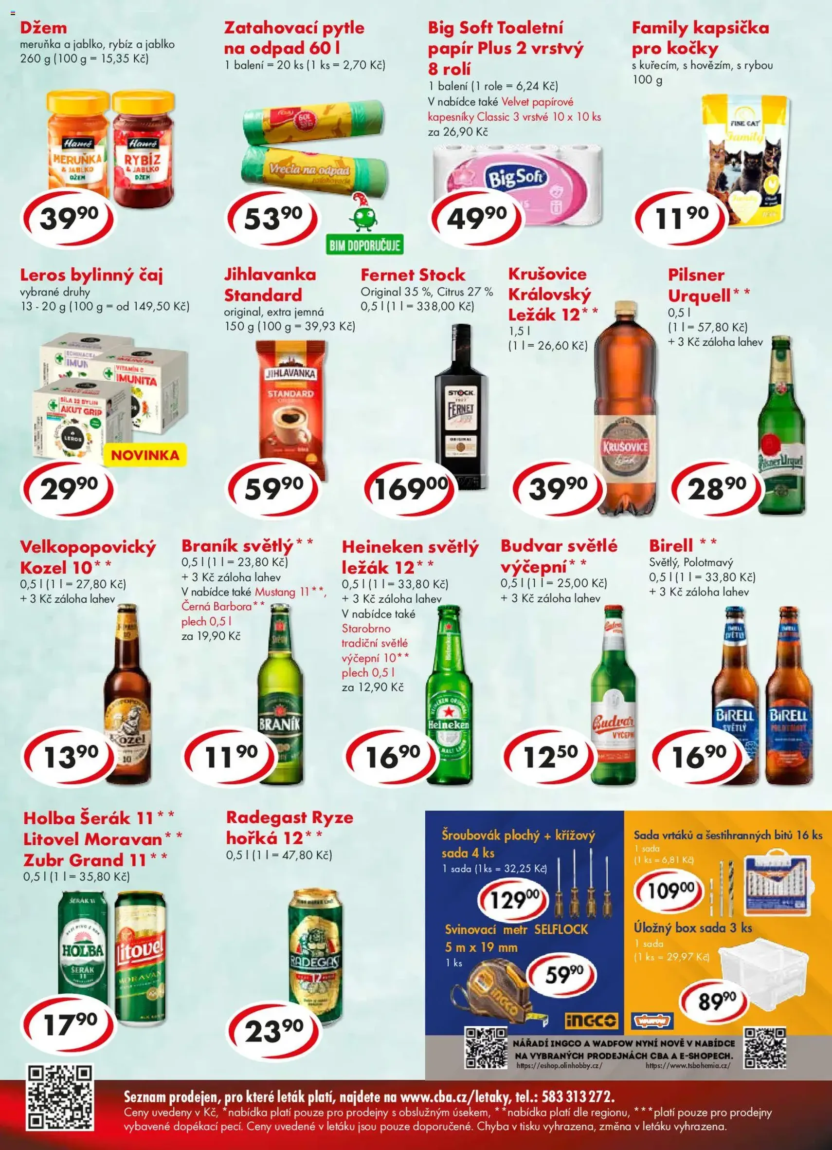 CBA leták - platný leták od 21.01.2026 strana 4 z 4