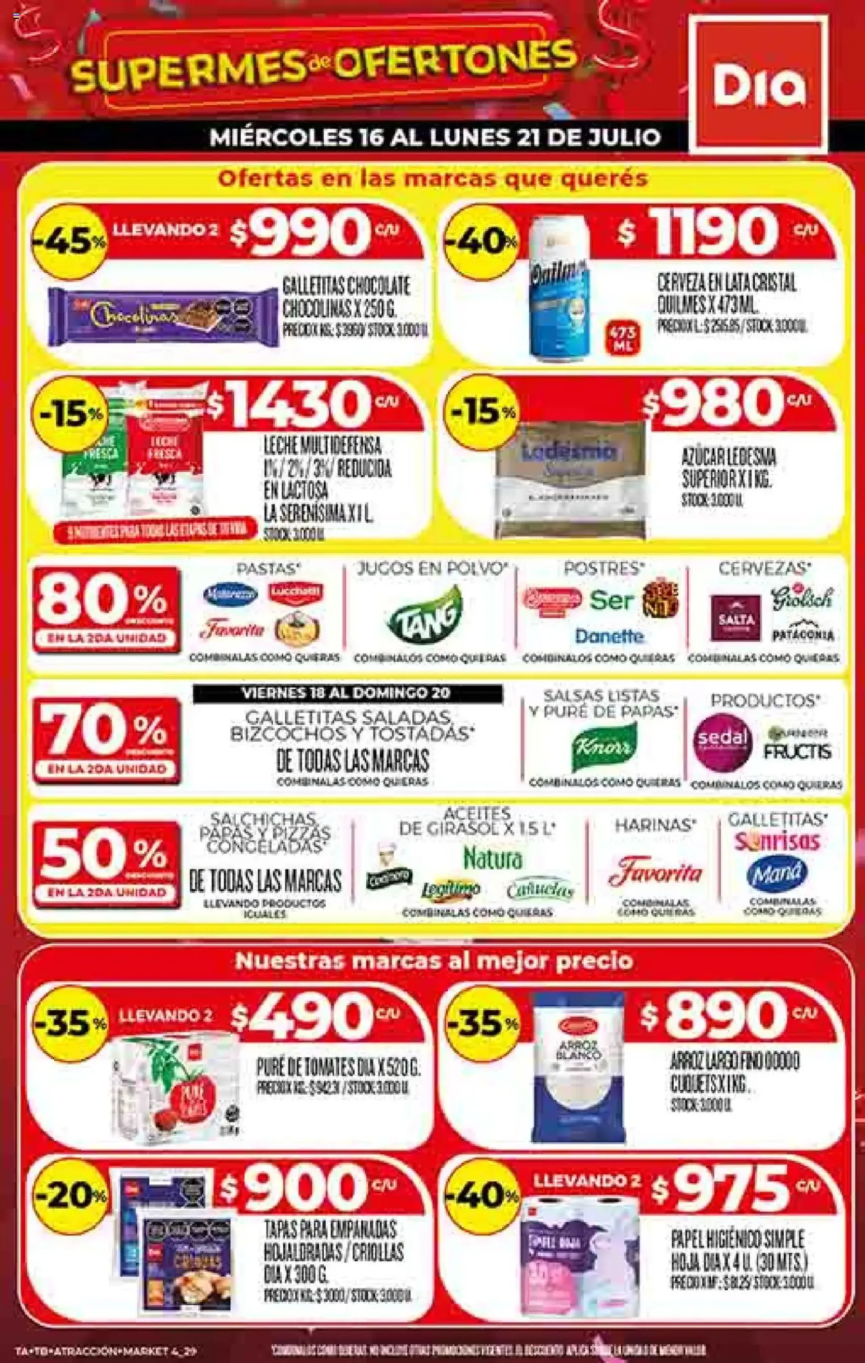 Supermercado DIA Ofertas - folleto válido desde 16/07/2025 página 1 de 64 Supermercado DIA Ofertas - folleto válido desde 16/07/2025 página 1 de 64