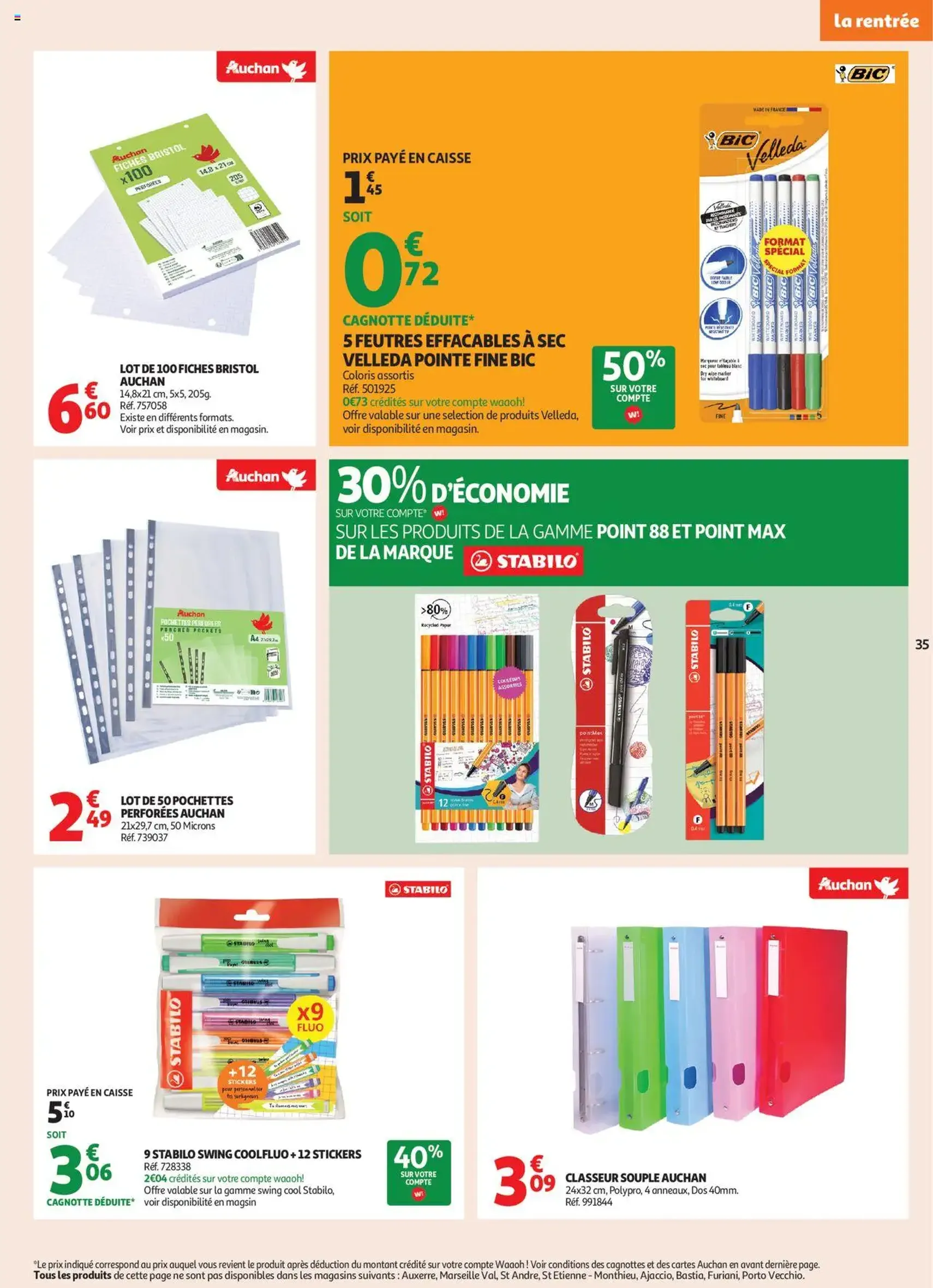 Auchan prospectus - brochure valable à partir du 19/08/2025, page 35 sur 46 Auchan prospectus - brochure valable à partir du 19/08/2025, page 35 sur 46