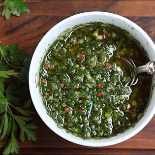 Recipe preview Best home-made chimichurri recipe