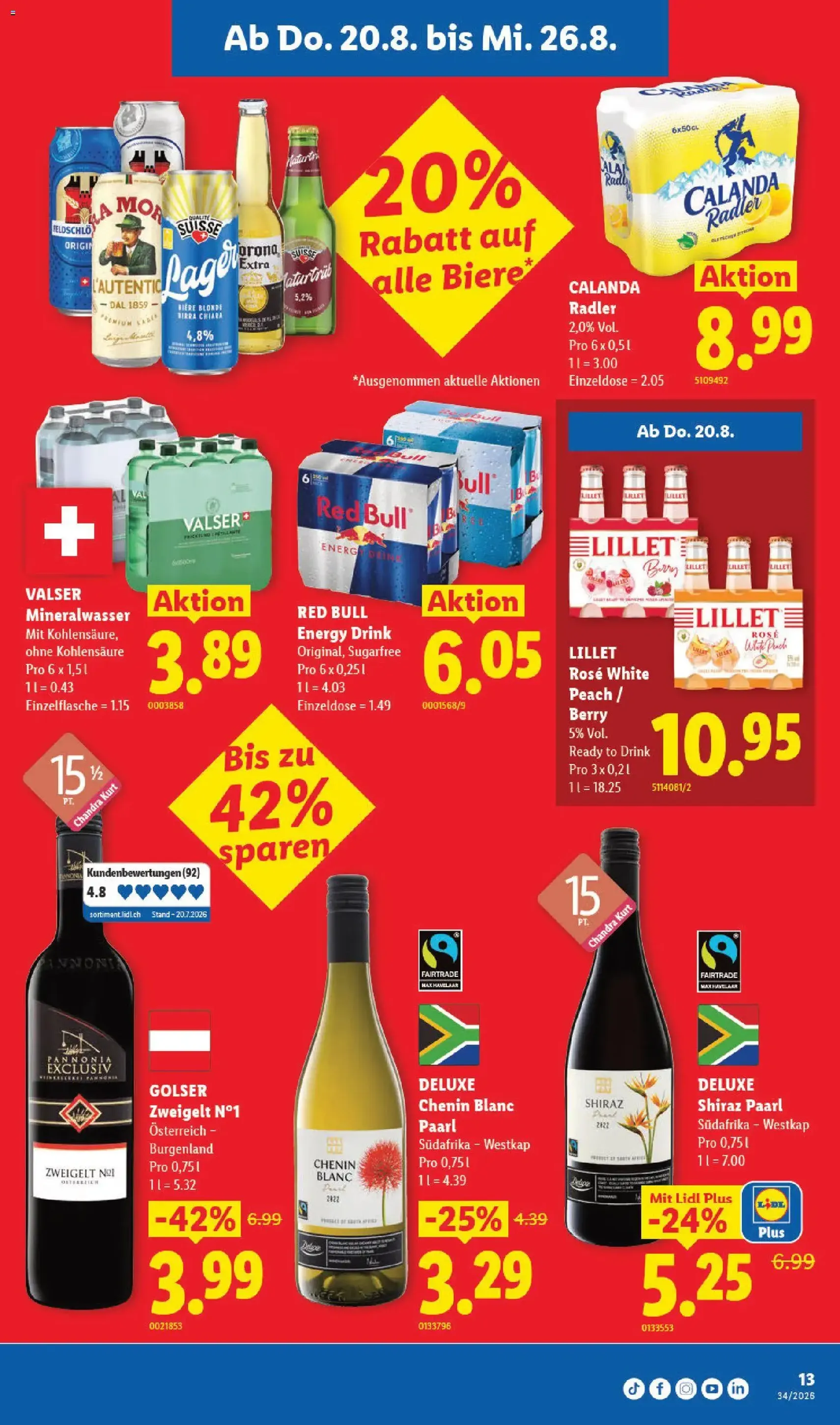 Lidl aktionen - Gültiger Prospekt ab 20.08.2026, Seite 19 von insgesamt 38