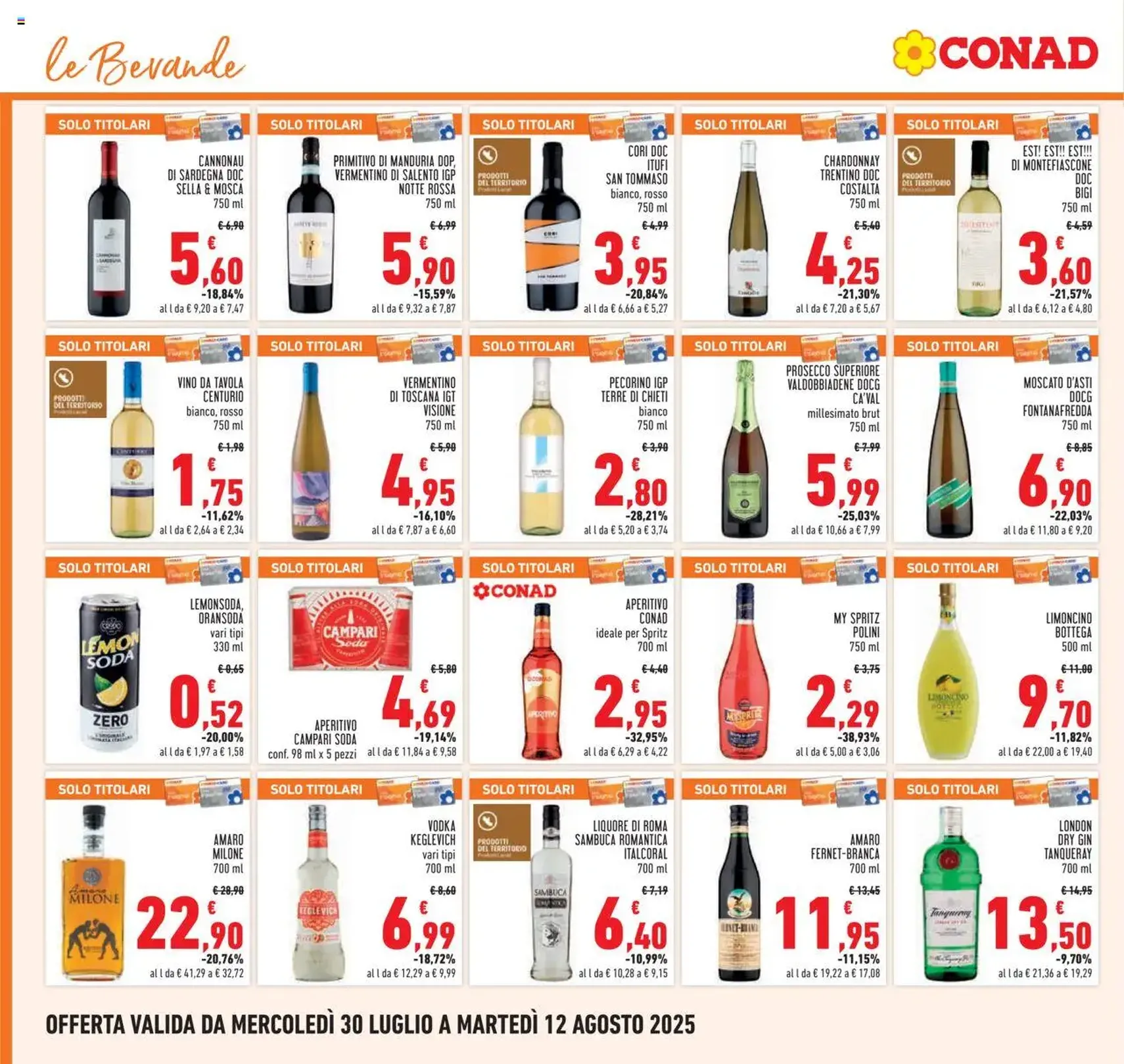 Volantino Conad - volantino valido dal 30/07/2025 pagina 16 di 24 Volantino Conad - volantino valido dal 30/07/2025 pagina 16 di 24