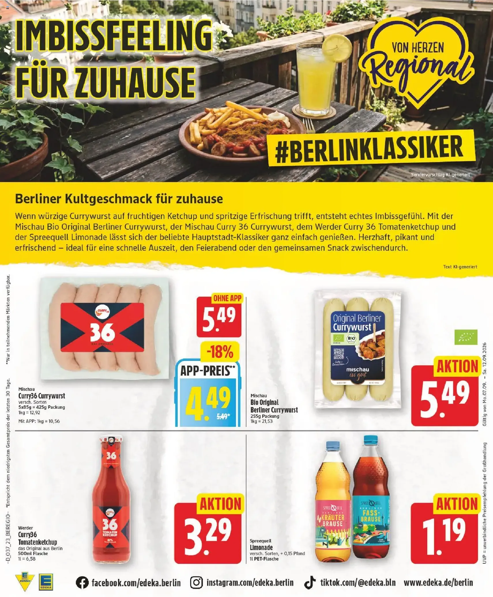 Edeka Prospekt - Gültiger Prospekt ab 07.09.2026, Seite 23 von insgesamt 29