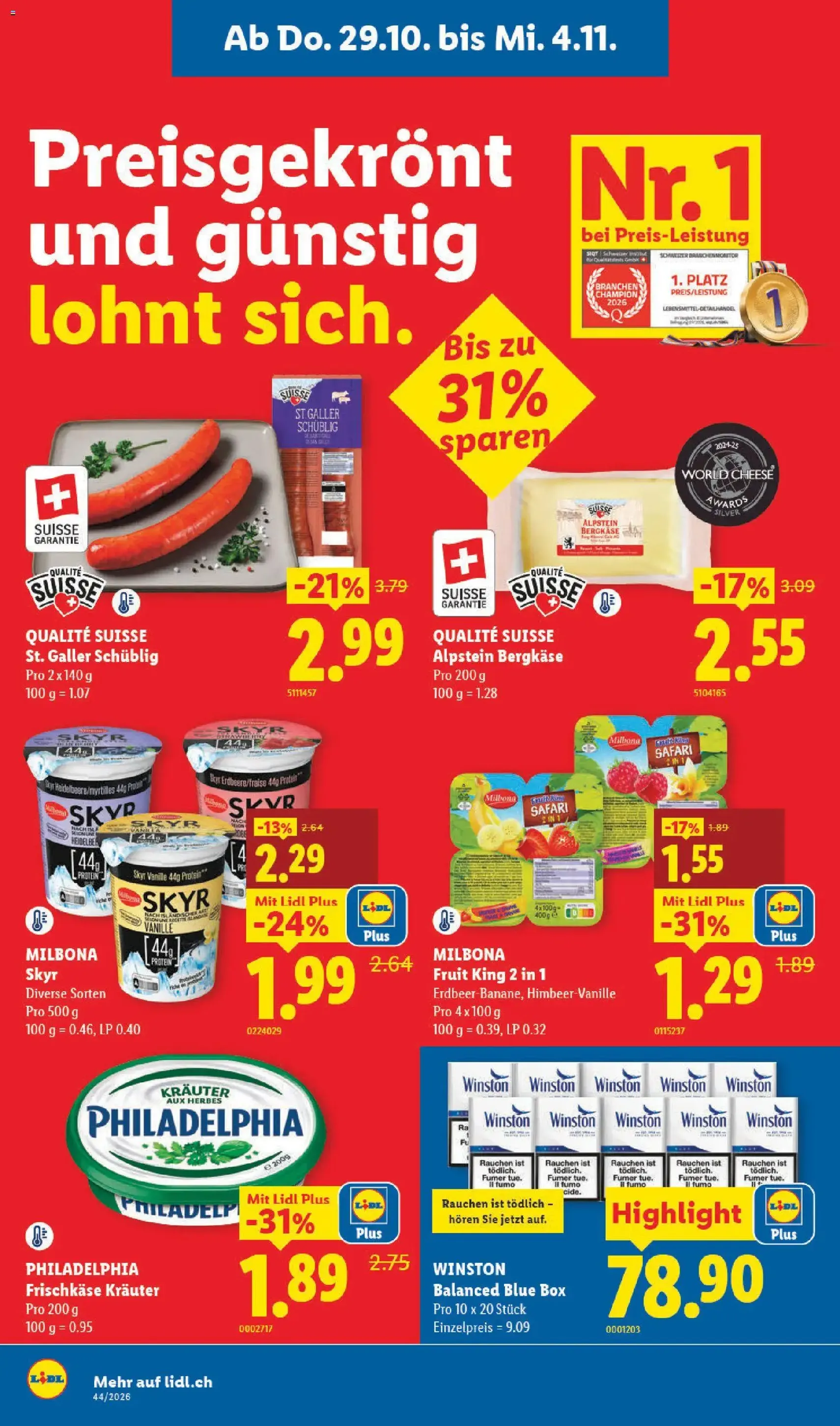 Lidl aktionen - Gültiger Prospekt ab 29.10.2026, Seite 10 von insgesamt 38