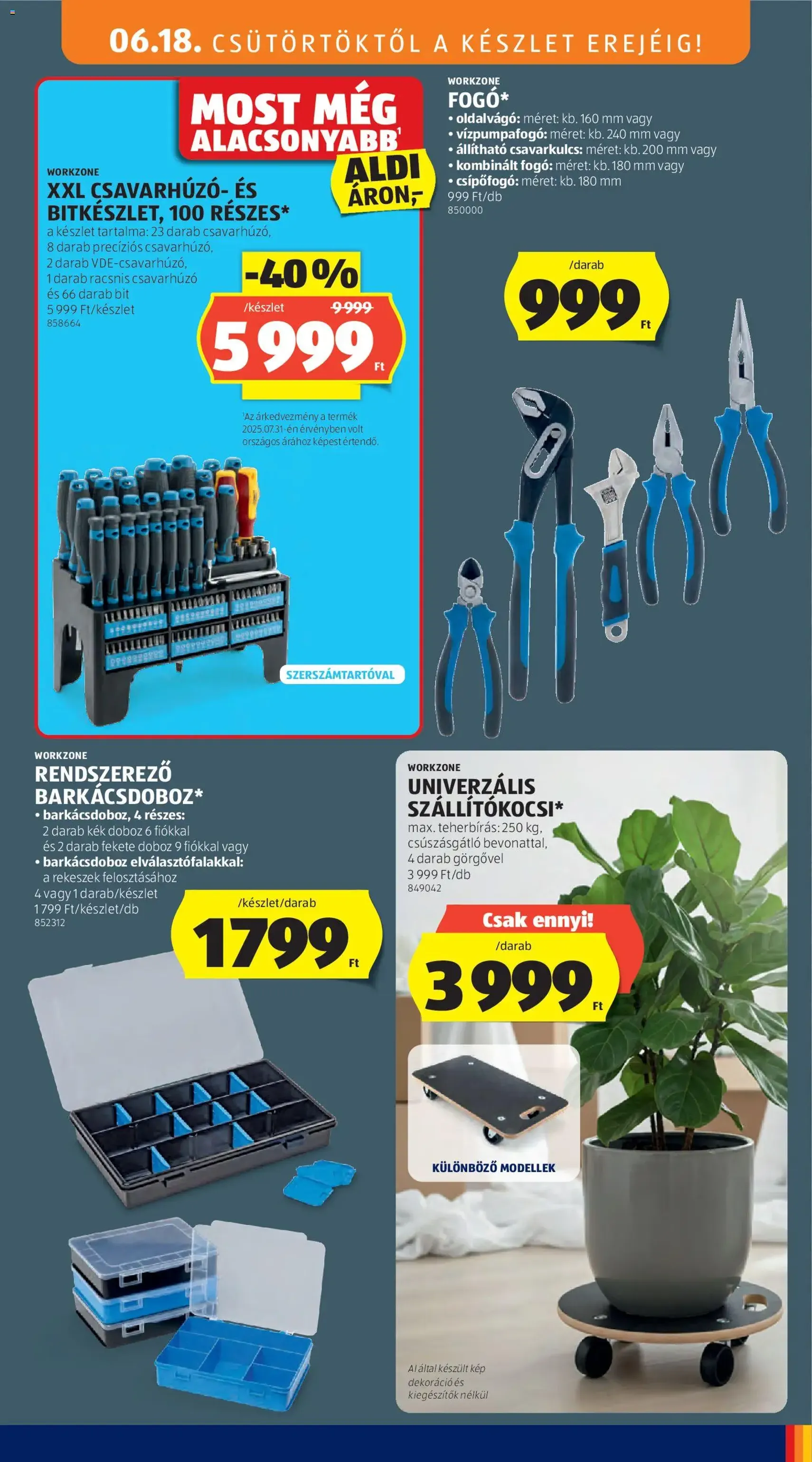 Aldi akciós újság - 2026.06.18. érvényes szórólap 33 oldal 37 oldalból