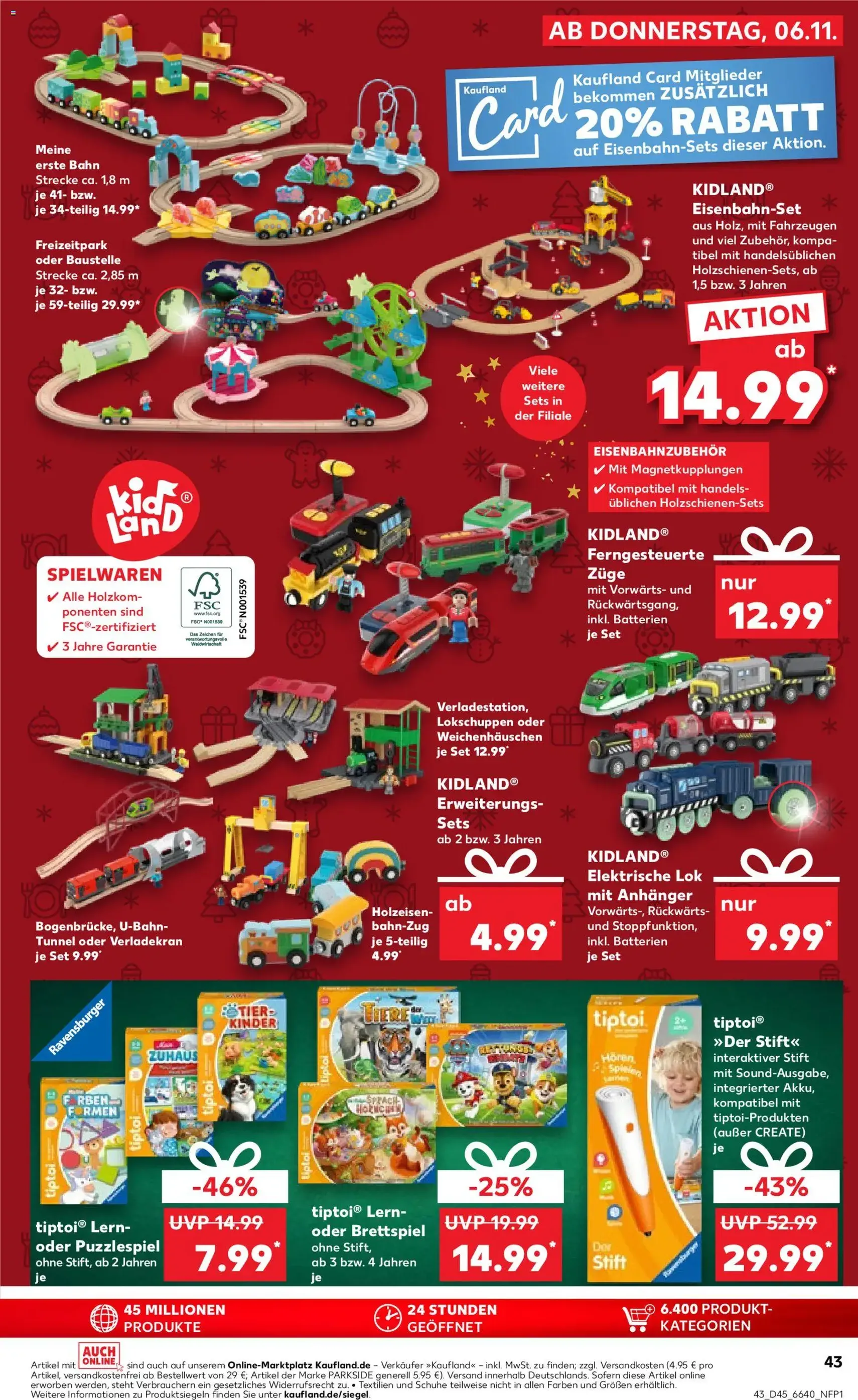 Kaufland Prospekt - Gültiger Prospekt ab 06.11.2025, Seite 43 von insgesamt 64