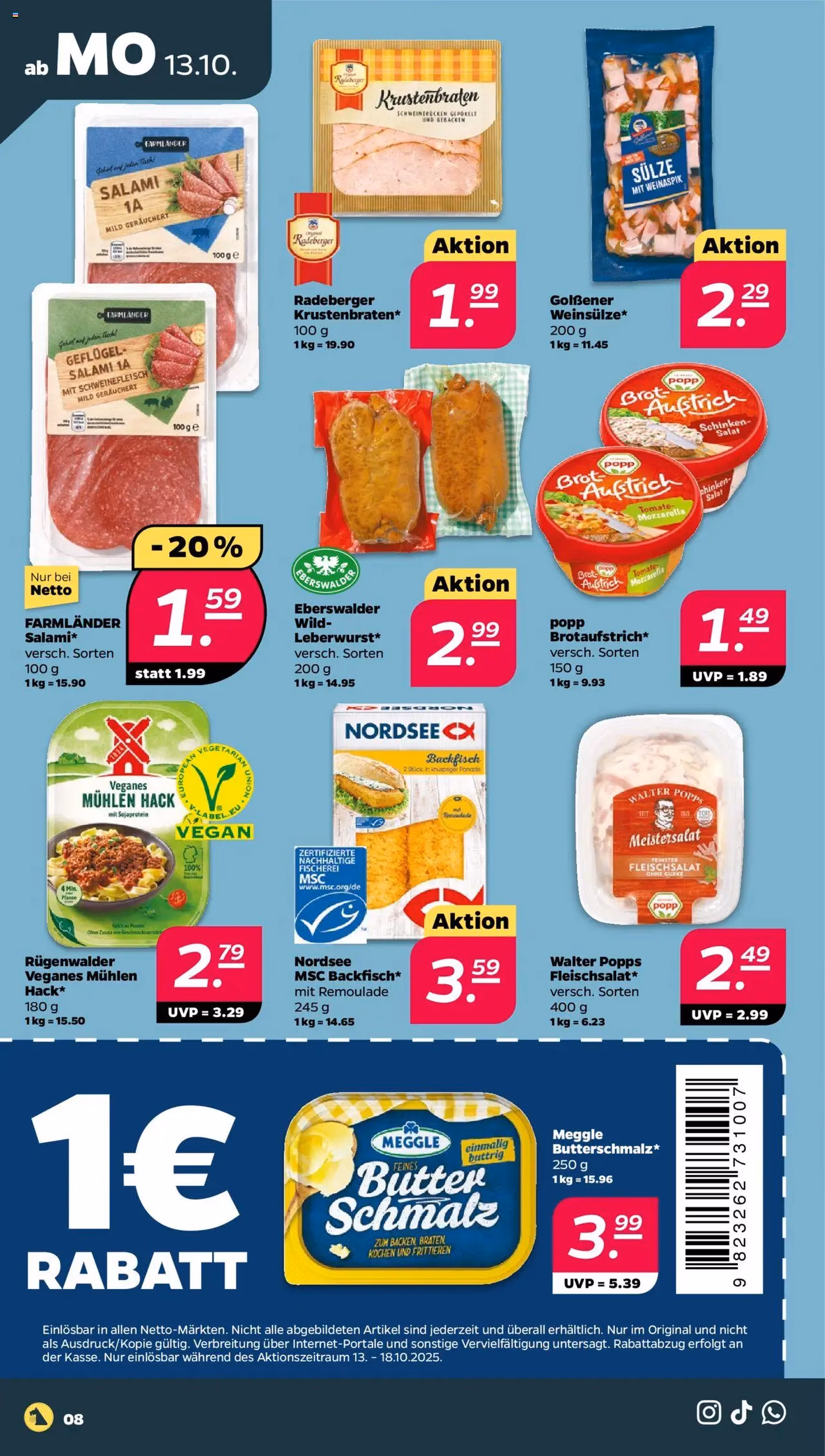 Netto Prospekt - Gültiger Prospekt ab 13.10.2025, Seite 8 von insgesamt 35