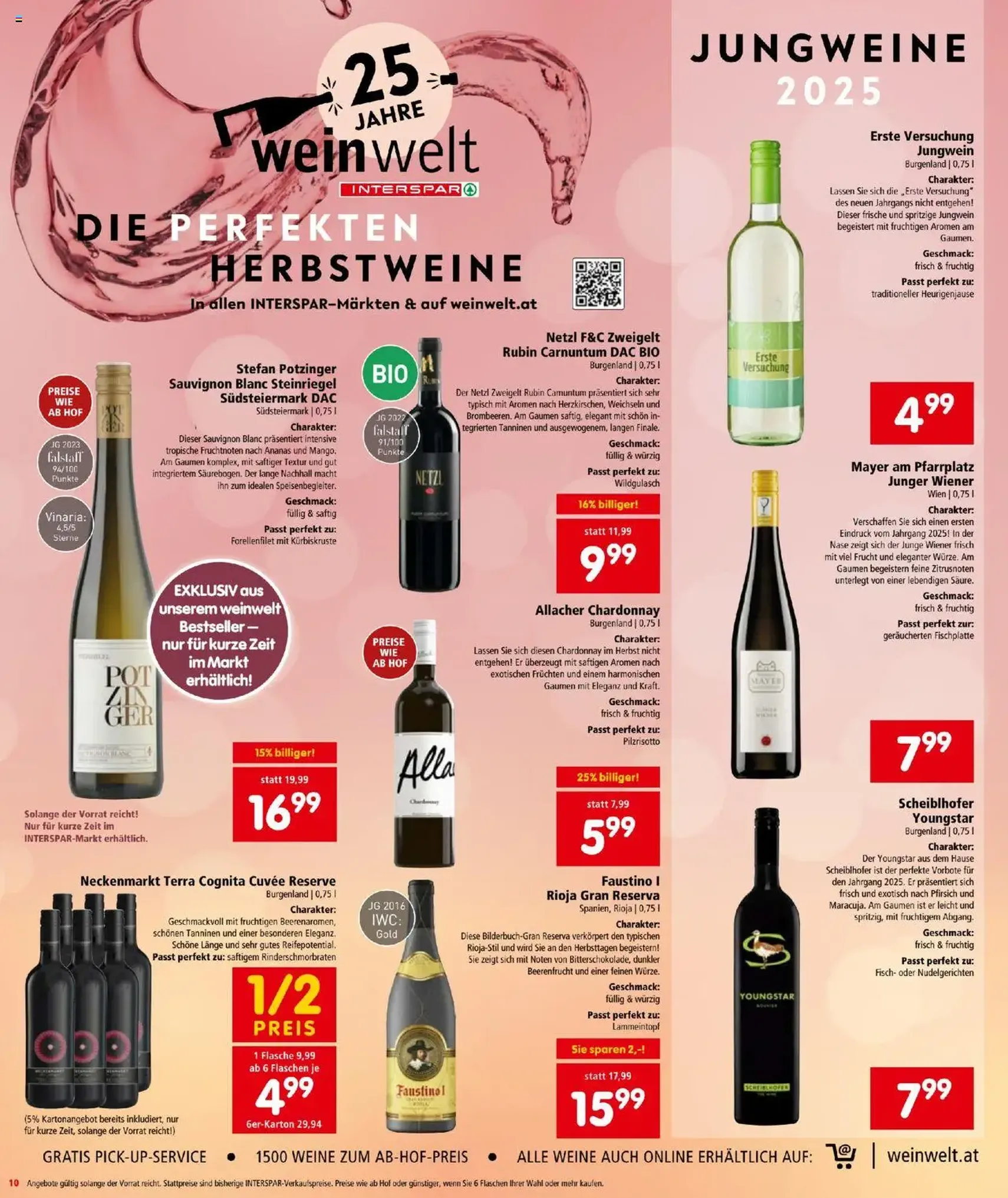 Interspar Flugblatt - Gültiger Prospekt ab 16.10.2025, Seite 10 von insgesamt 16 Interspar Flugblatt - Gültiger Prospekt ab 16.10.2025, Seite 10 von insgesamt 16