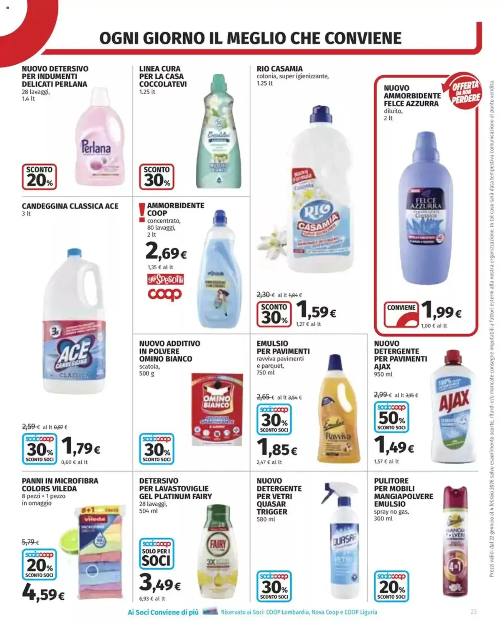 Volantino COOP - volantino valido dal 22/01/2026 pagina 23 di 31