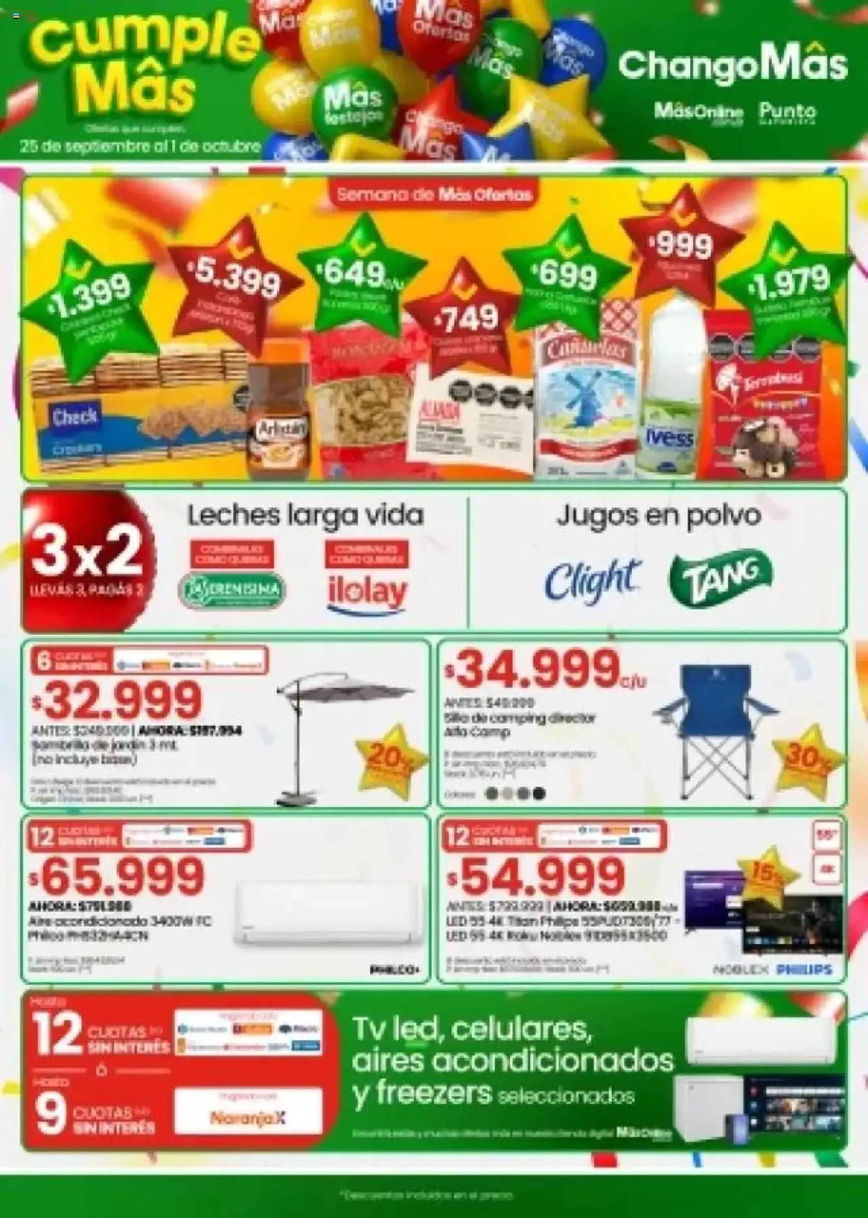 Changomas ofertas - folleto válido desde 25/09/2025 página 1 de 17