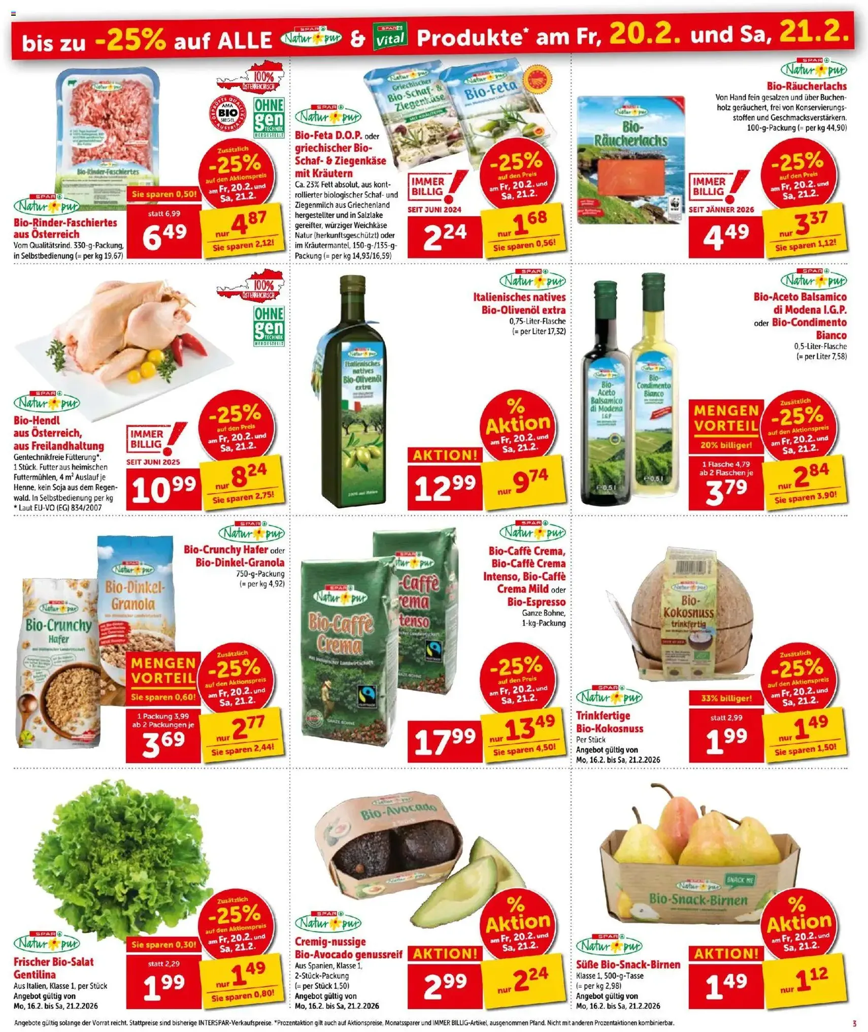 Interspar Flugblatt - Gültiger Prospekt ab 19.02.2026, Seite 3 von insgesamt 16