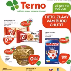 Terno leták - náhľad letáku platný od 23.10.2025