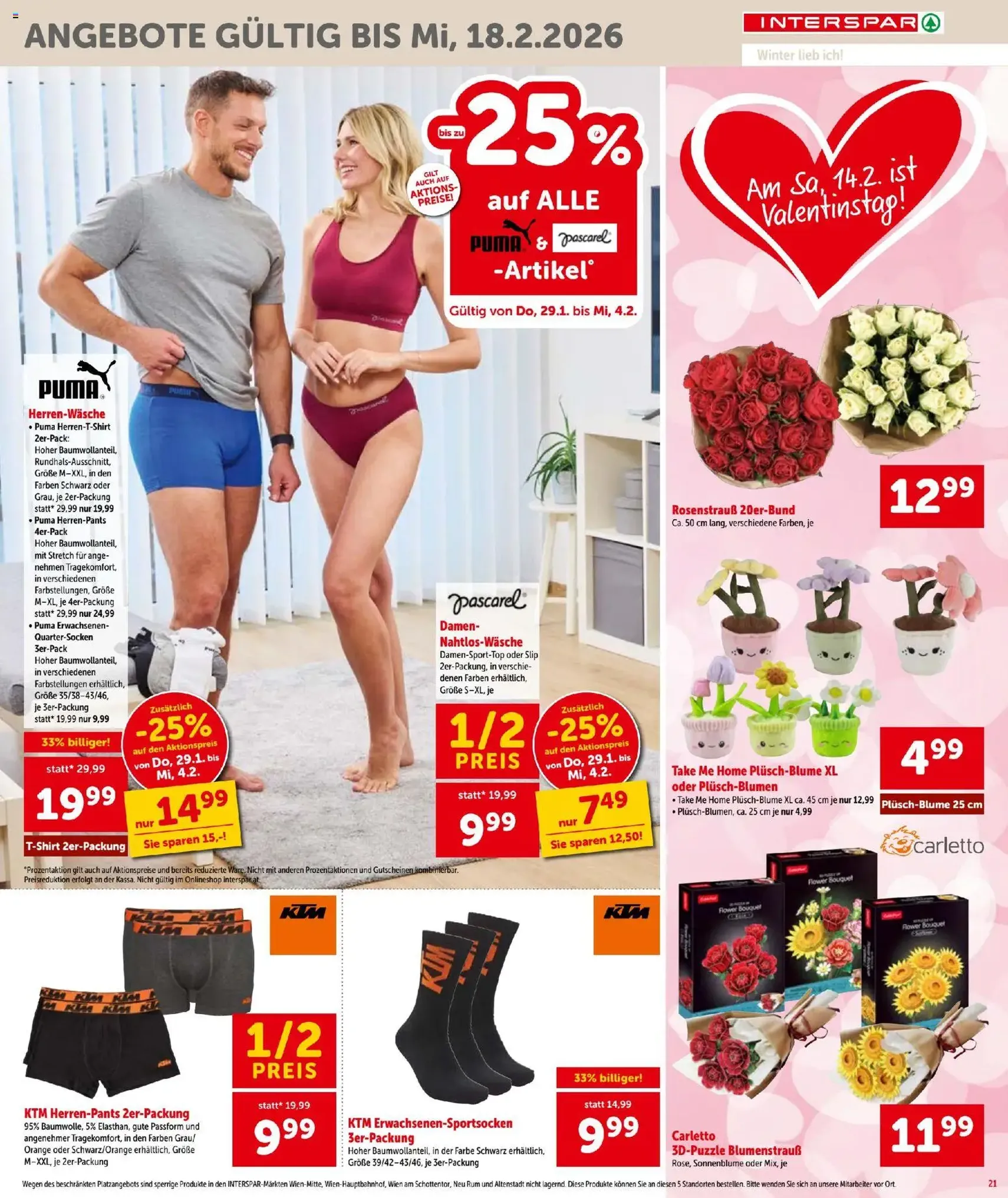 Interspar Flugblatt - Gültiger Prospekt ab 29.01.2026, Seite 21 von insgesamt 24