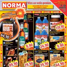 Norma leták - náhled letáku platný od 28.07.2025