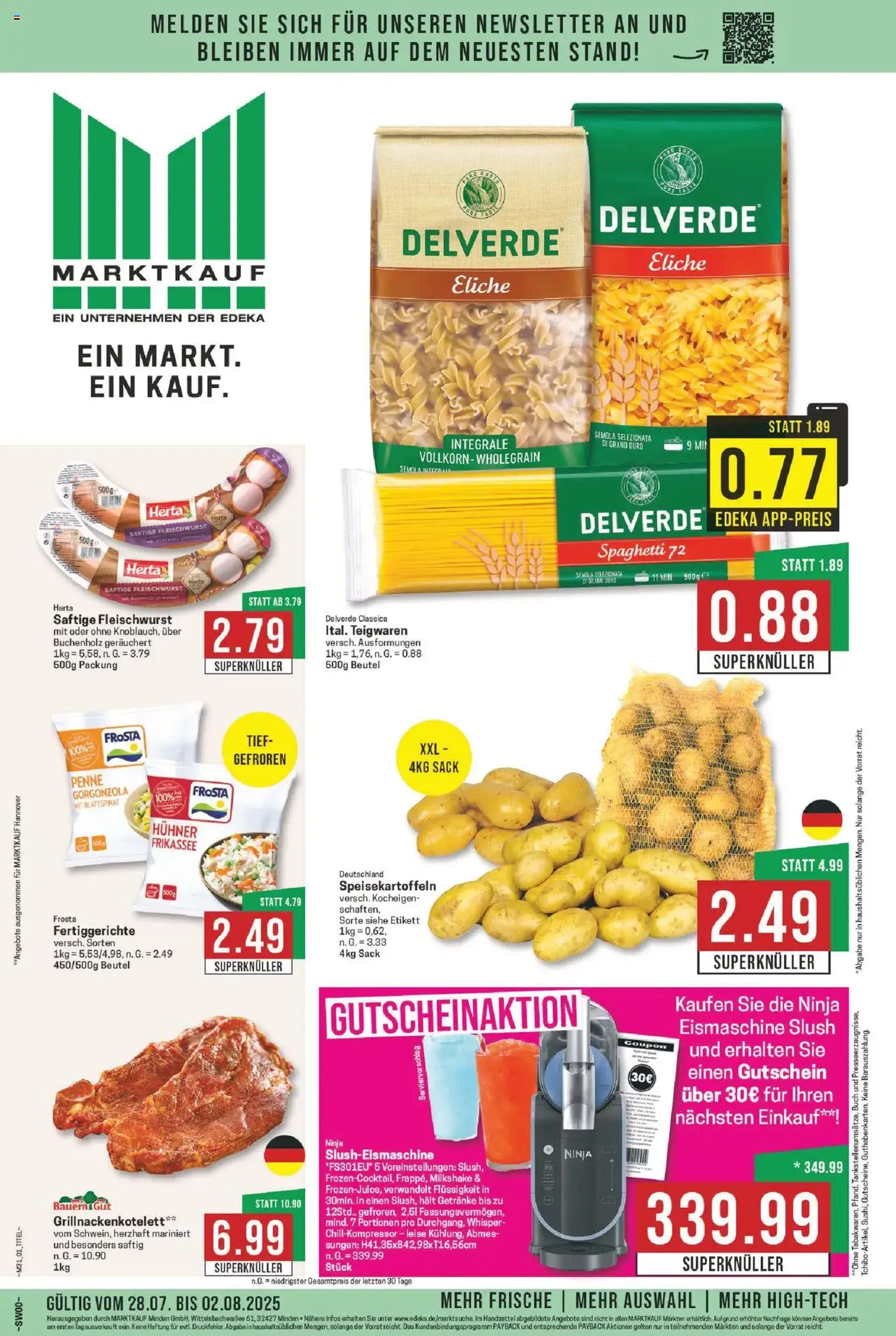 Marktkauf Prospekt - Gültiger Prospekt ab 28.07.2025, Seite 1 von insgesamt 32 Marktkauf Prospekt - Gültiger Prospekt ab 28.07.2025, Seite 1 von insgesamt 32