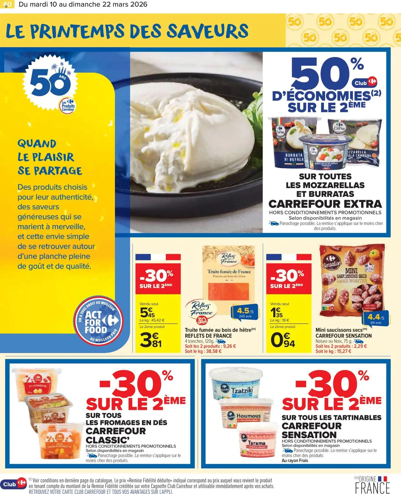 Carrefour Market catalogue semaine 11 - brochure valable à partir du 10/03/2026, page 42 sur 62