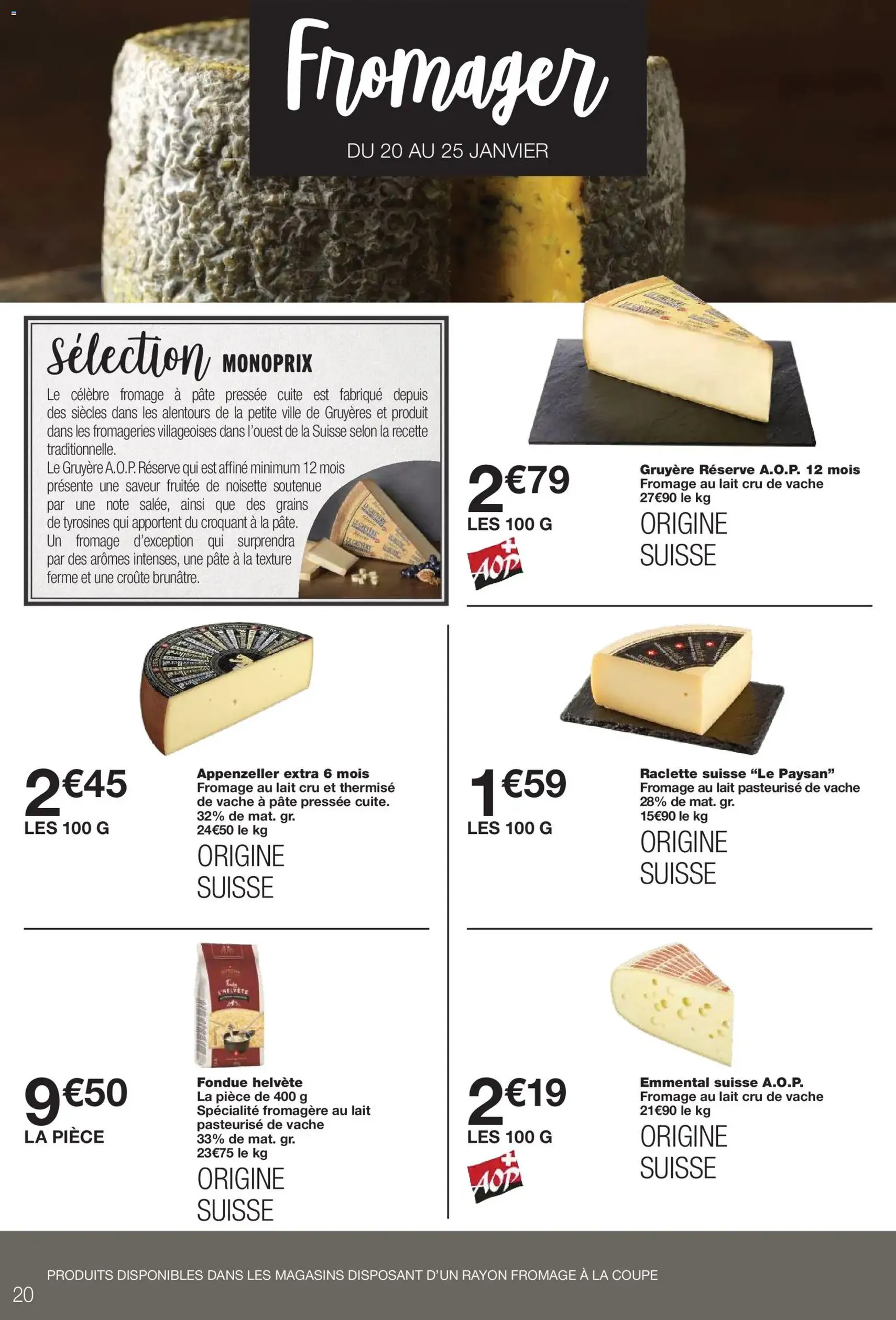 Monoprix catalogue - brochure valable à partir du 20/01/2026, page 20 sur 52