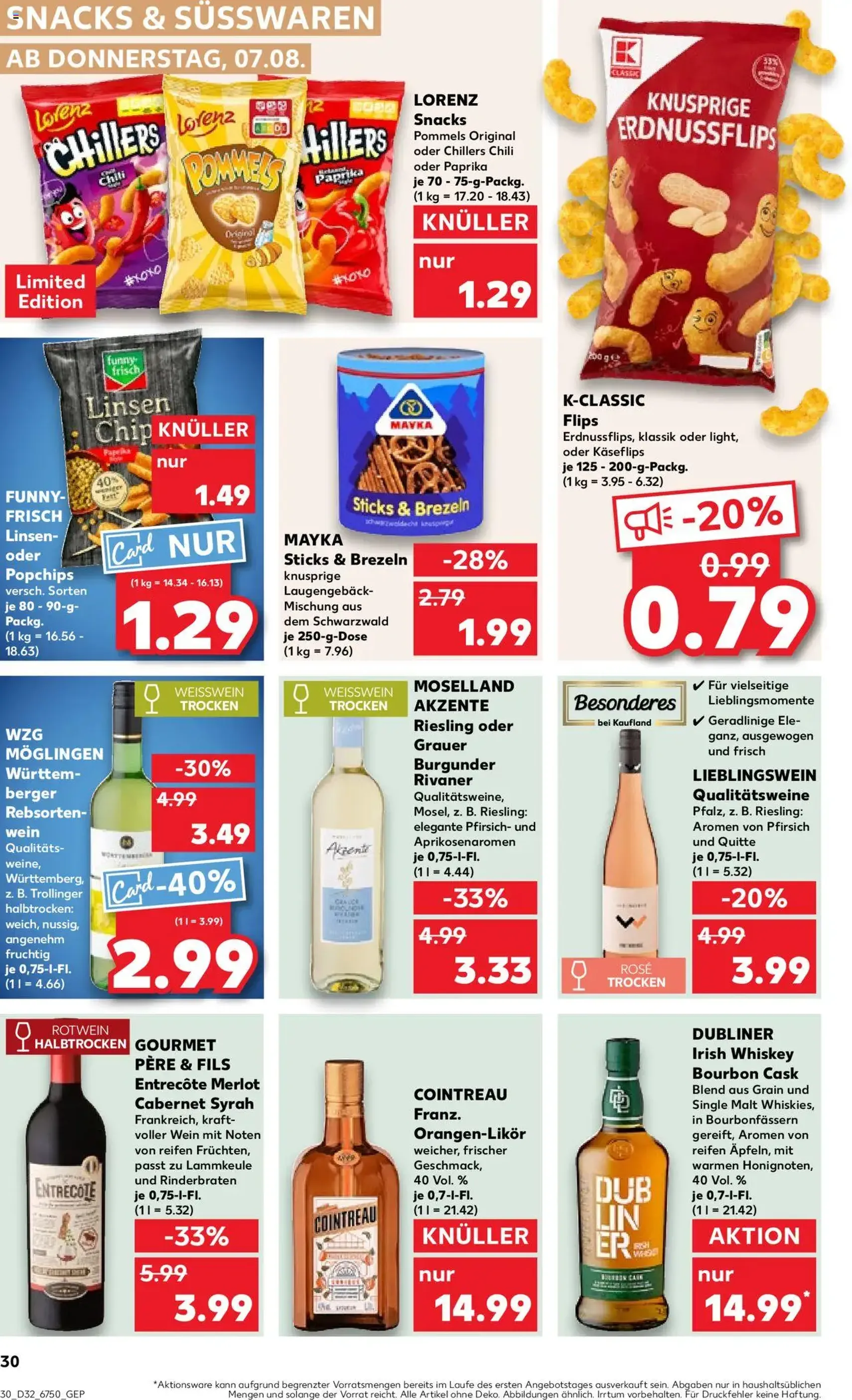 Kaufland Prospekt - Gültiger Prospekt ab 07.08.2025, Seite 30 von insgesamt 60 Kaufland Prospekt - Gültiger Prospekt ab 07.08.2025, Seite 30 von insgesamt 60