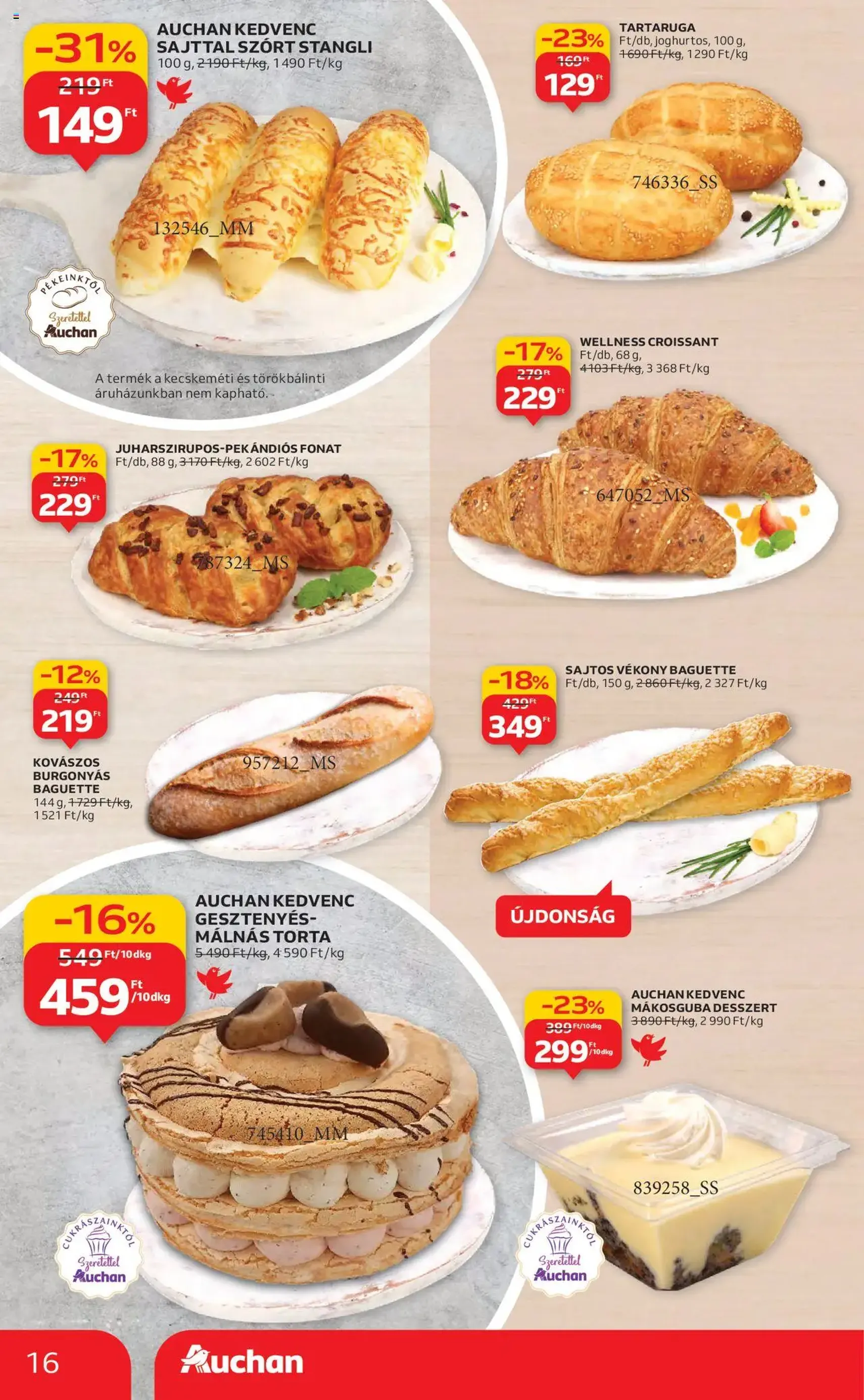 Auchan Akciós újság - 2025.10.16. érvényes szórólap 16 oldal 54 oldalból Auchan Akciós újság - 2025.10.16. érvényes szórólap 16 oldal 54 oldalból