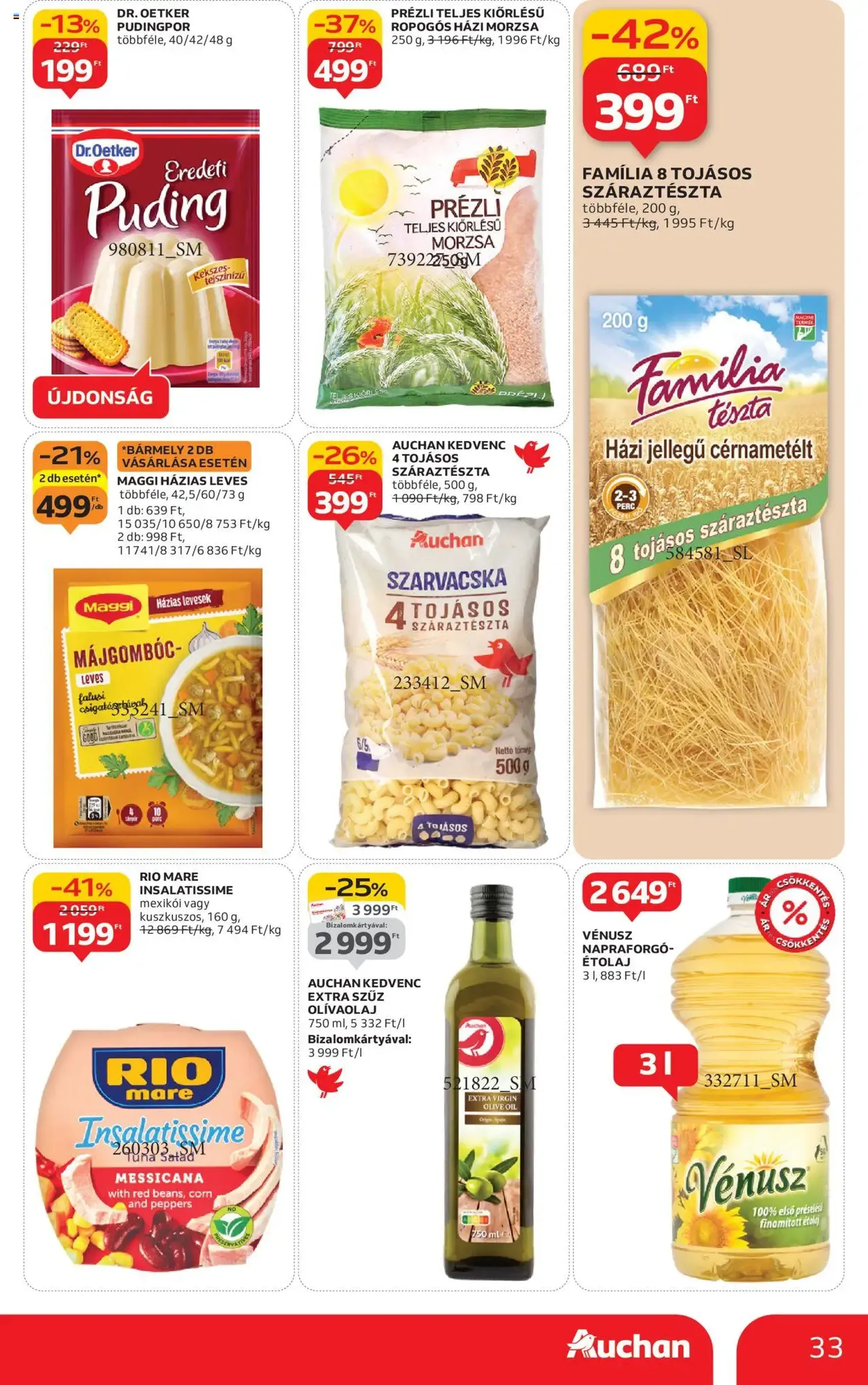 Auchan Akciós újság - 2025.10.09. érvényes szórólap 33 oldal 64 oldalból