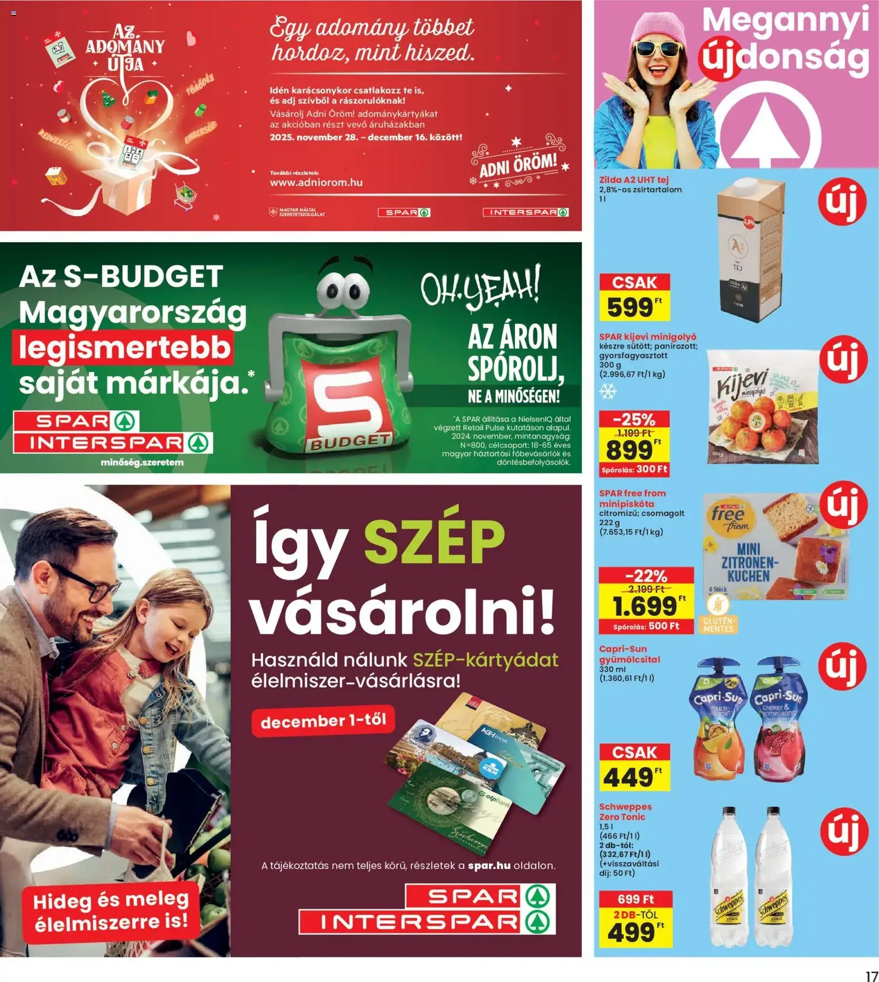 Interspar Akciós újság - 2025.12.04. érvényes szórólap 17 oldal 20 oldalból