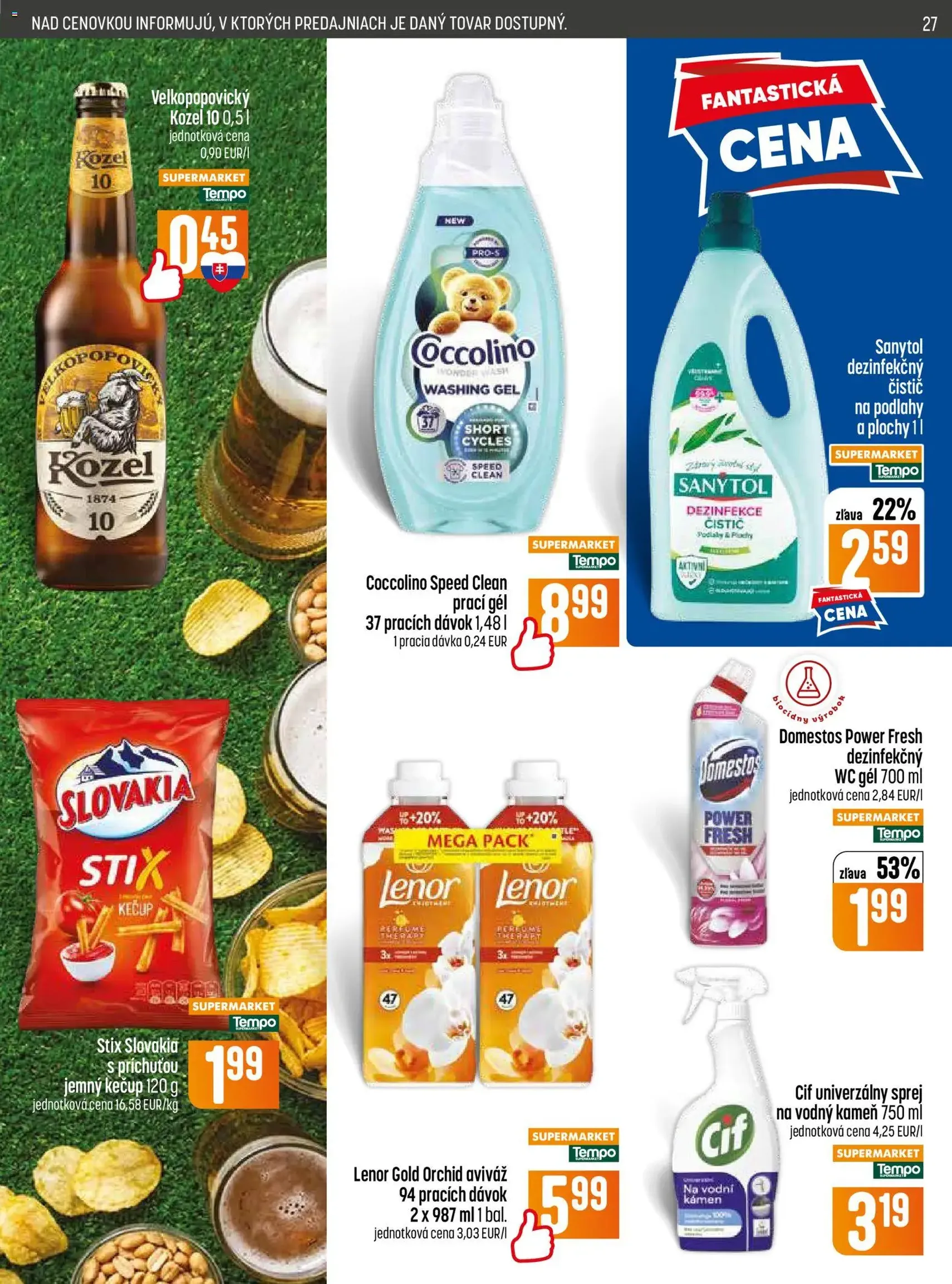 COOP Jednota leták - platný leták od 18.06.2026 strana 27 z 32
