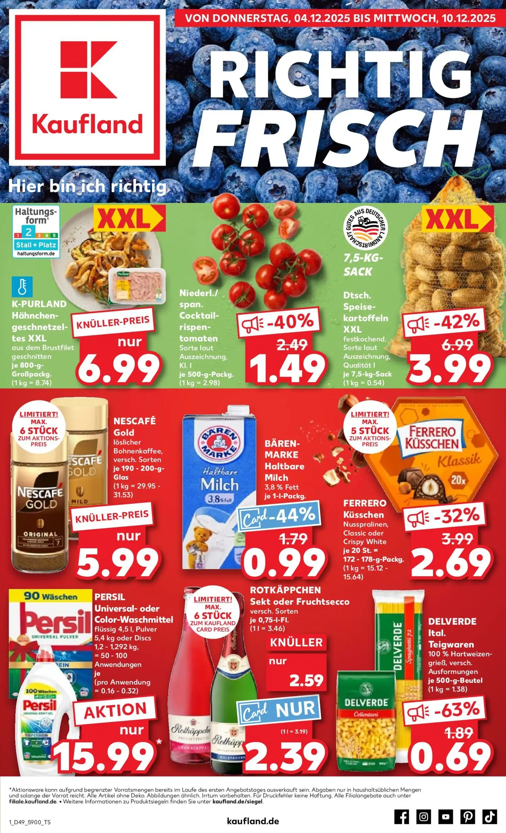 Kaufland Prospekt - Gültiger Prospekt ab 04.12.2025, Seite 1 von insgesamt 66
