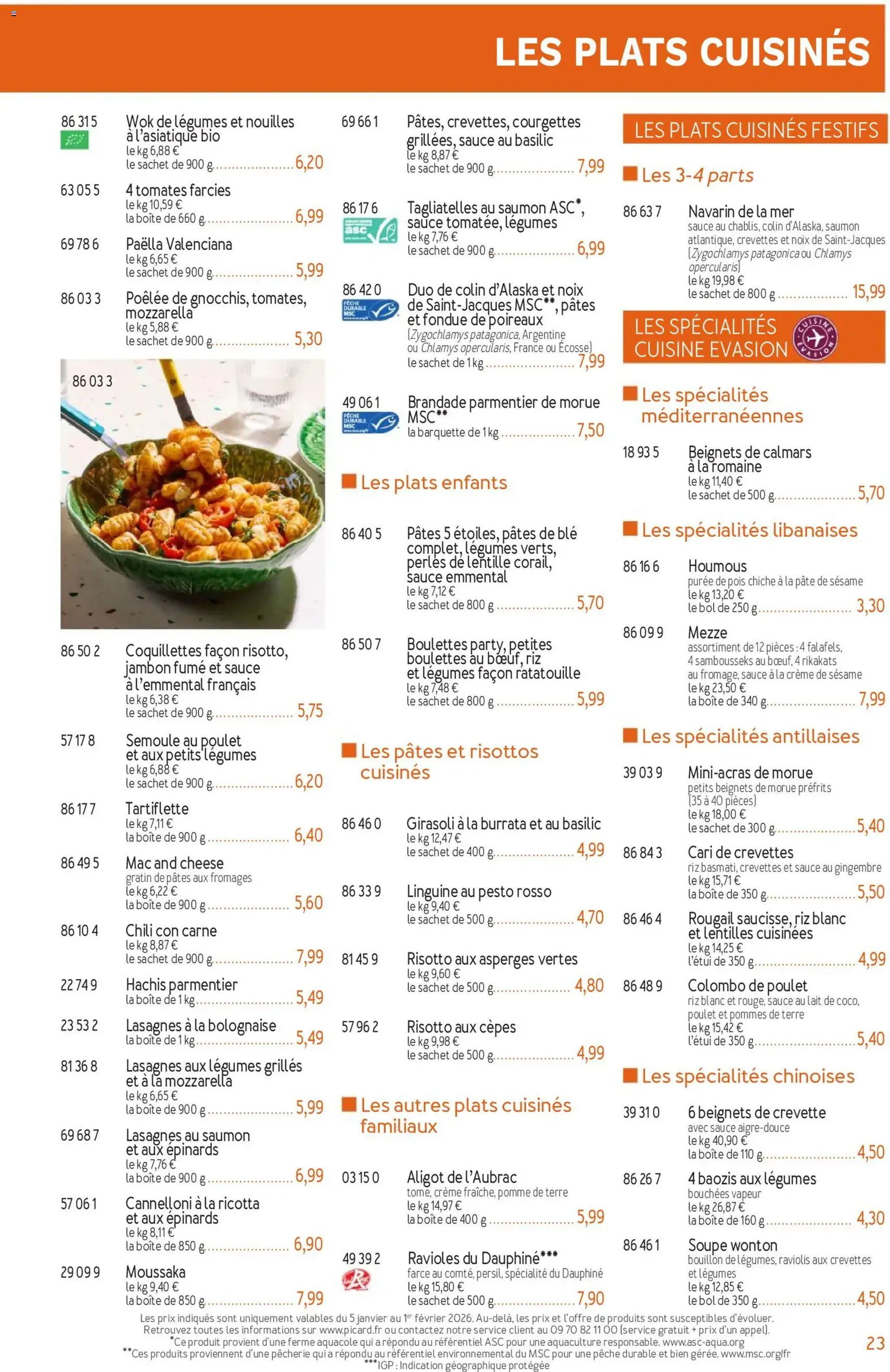 Picard catalogue - brochure valable à partir du 05/01/2026, page 23 sur 36