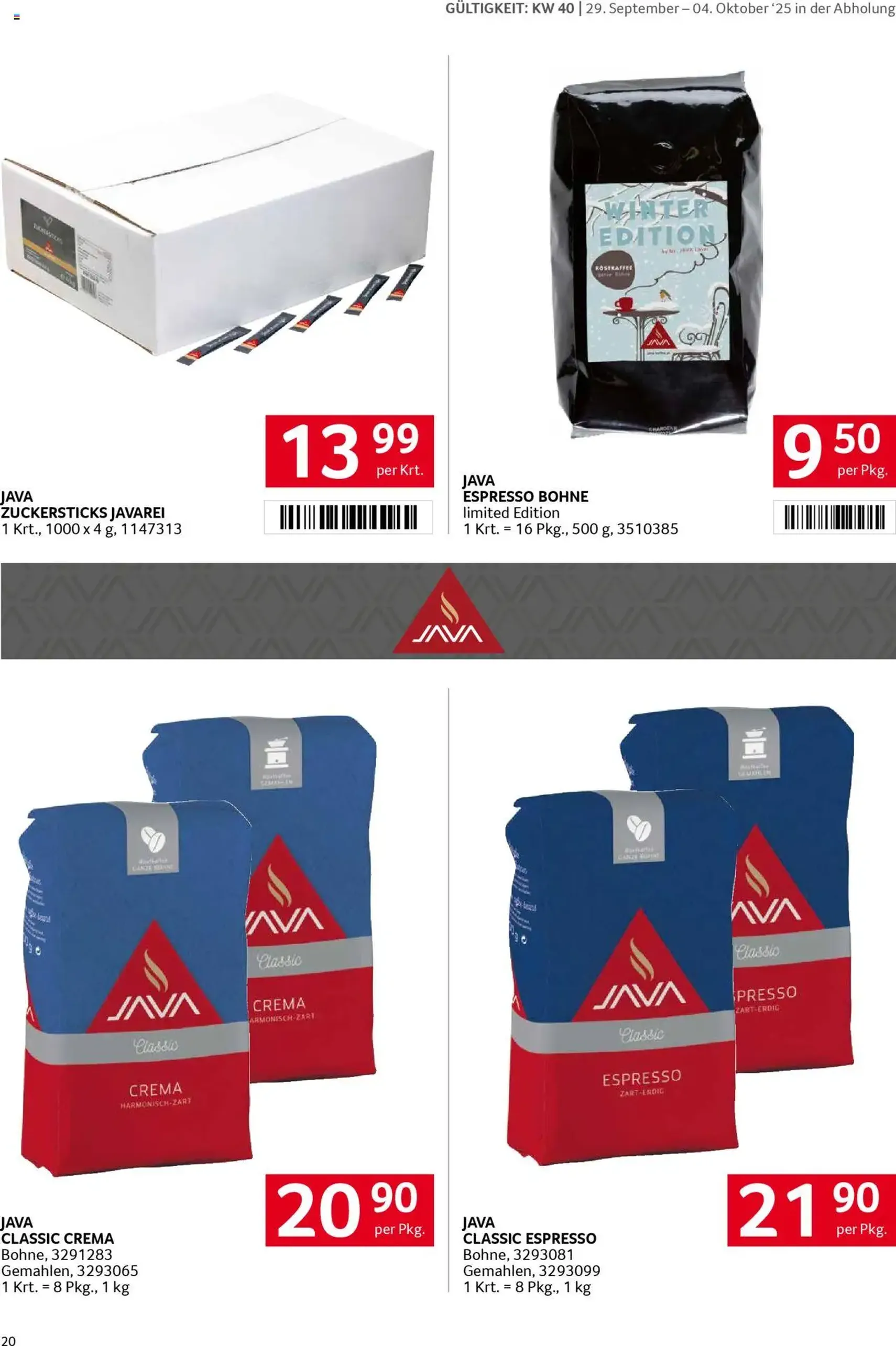 Transgourmet Flugblatt - Gültiger Prospekt ab 28.09.2025, Seite 19 von insgesamt 27