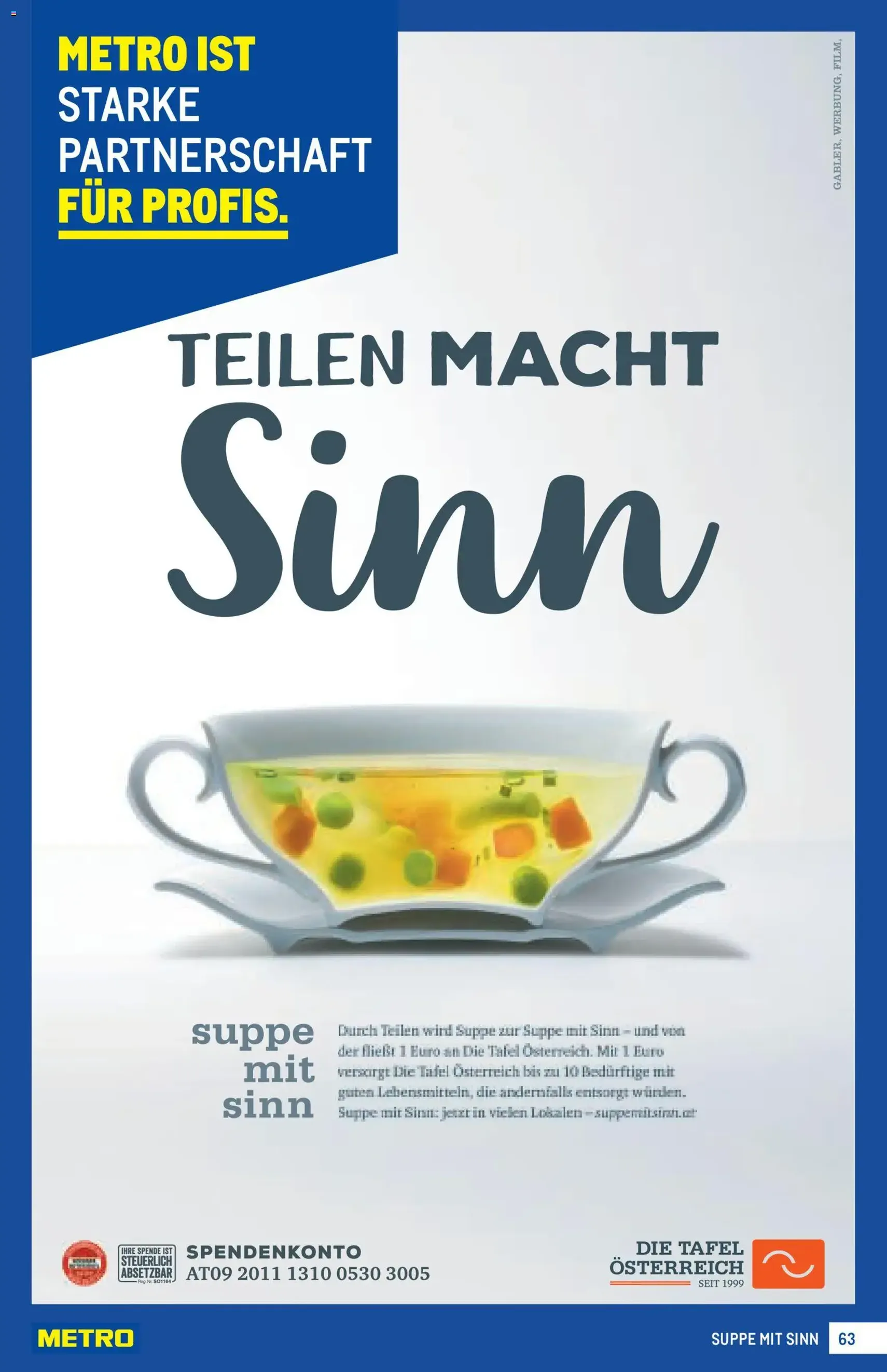 Metro angebote Profi - Gültiger Prospekt ab 27.11.2025, Seite 63 von insgesamt 64