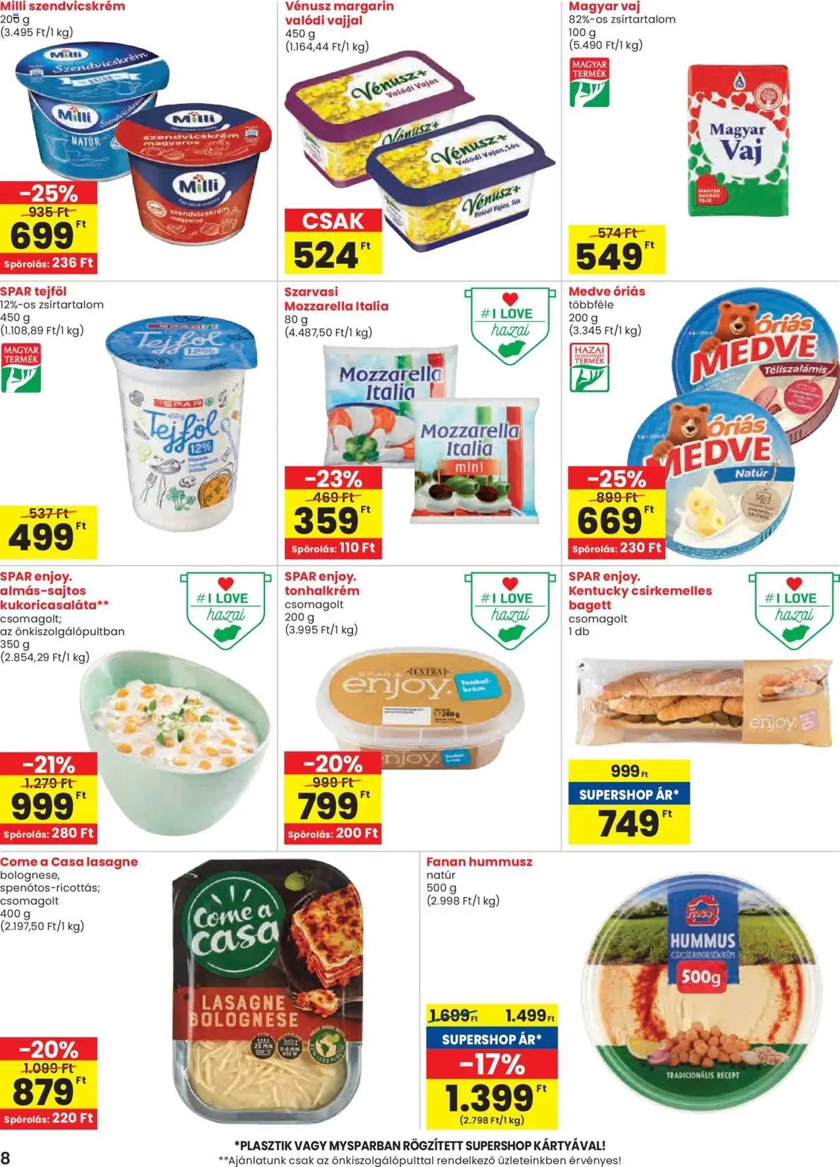 Spar Akciós újság - 2025.10.24. érvényes szórólap 8 oldal 20 oldalból Spar Akciós újság - 2025.10.24. érvényes szórólap 8 oldal 20 oldalból