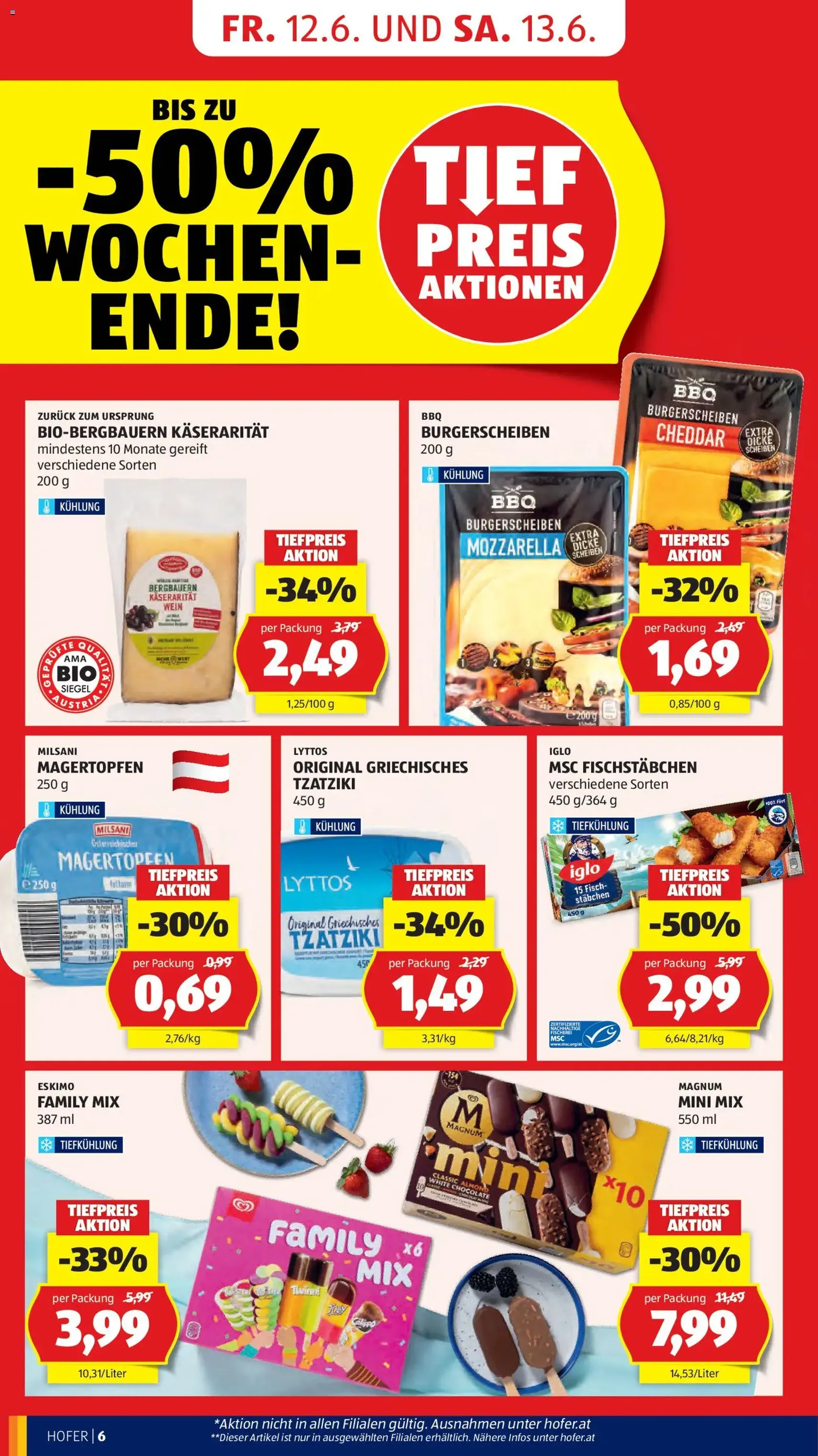 Hofer Flugblatt - Gültiger Prospekt ab 12.06.2026, Seite 8 von insgesamt 42