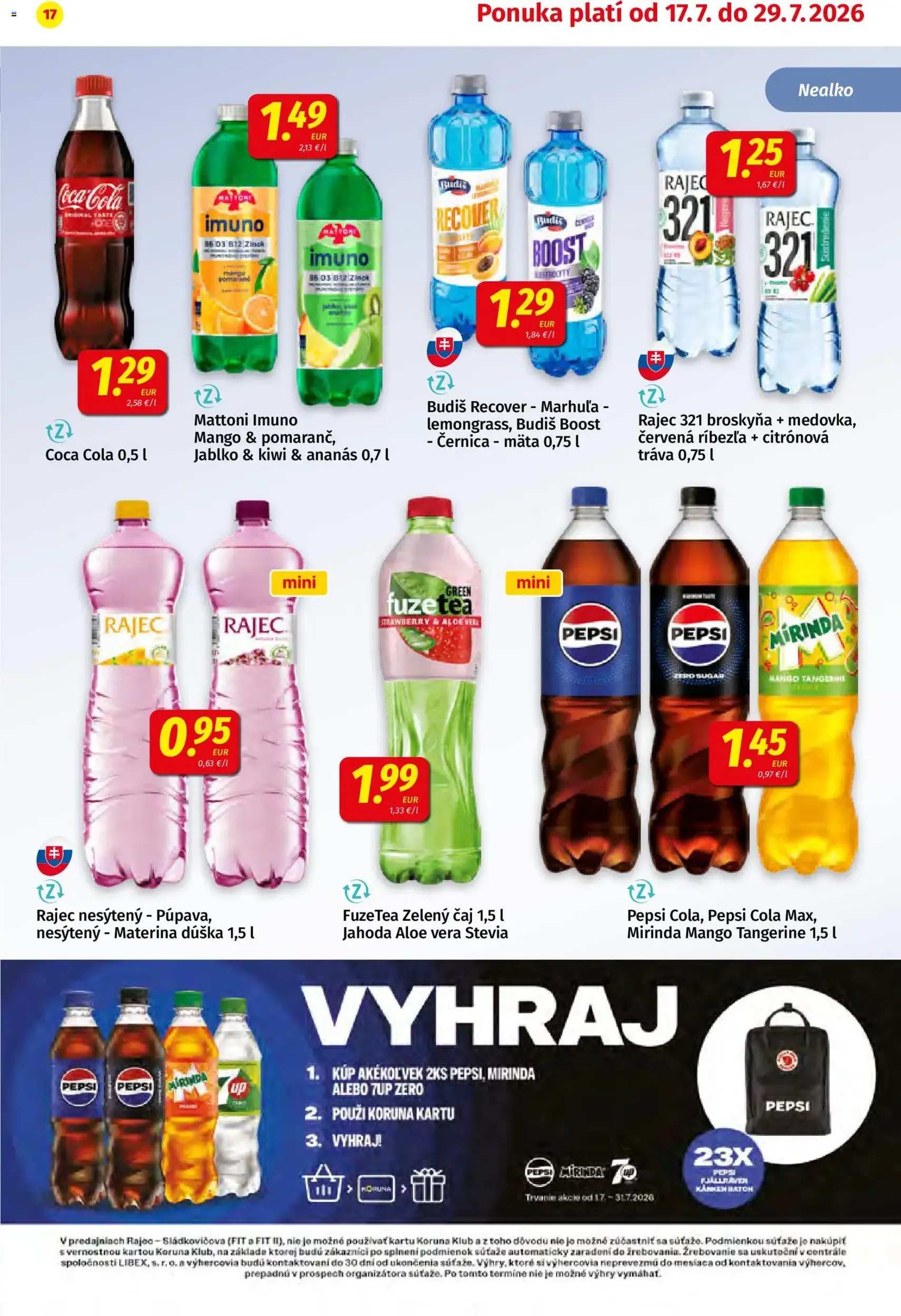 Koruna leták - platný leták od 17.07.2026 strana 17 z 24